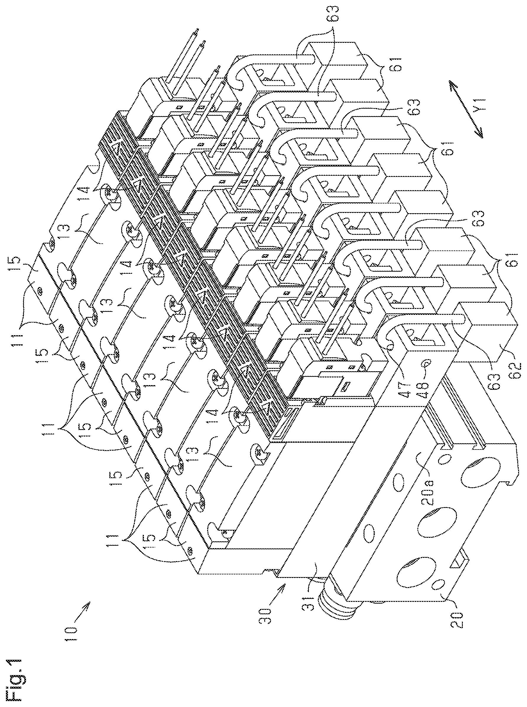 Patent US11781674 Figure 1 – Electromagnetic valve manifold