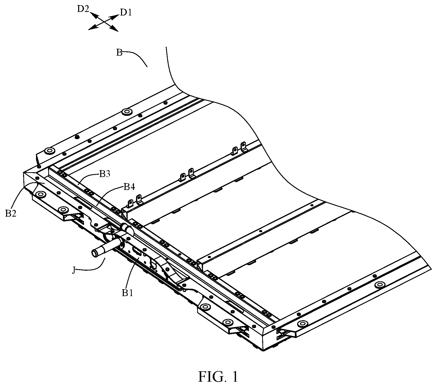 Patent US11781679 — Heat exchange pipe joint and battery pack — Figure 1
