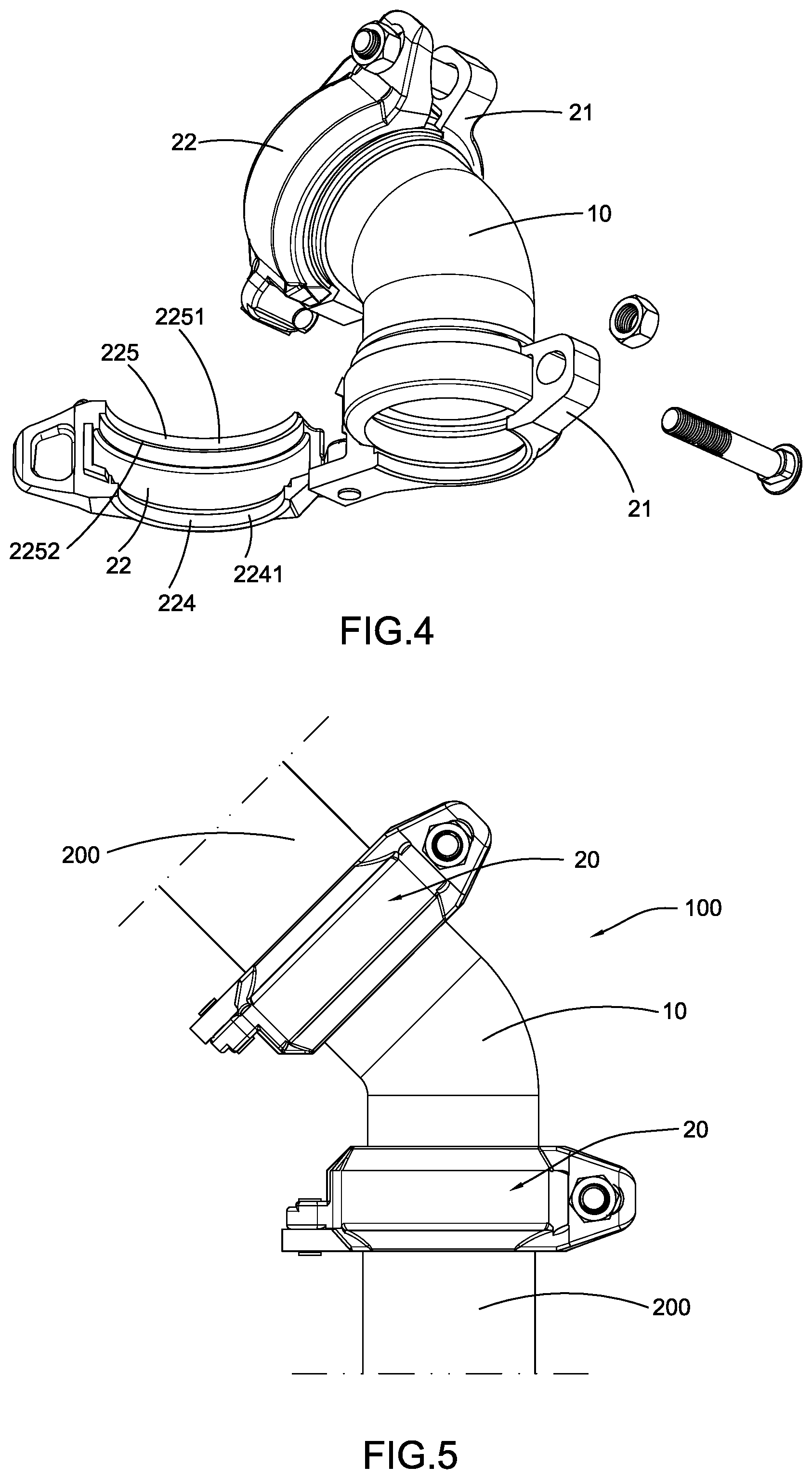 Patent US11781686 Figure 3 – Quick-fitting pipe fitting assembly
