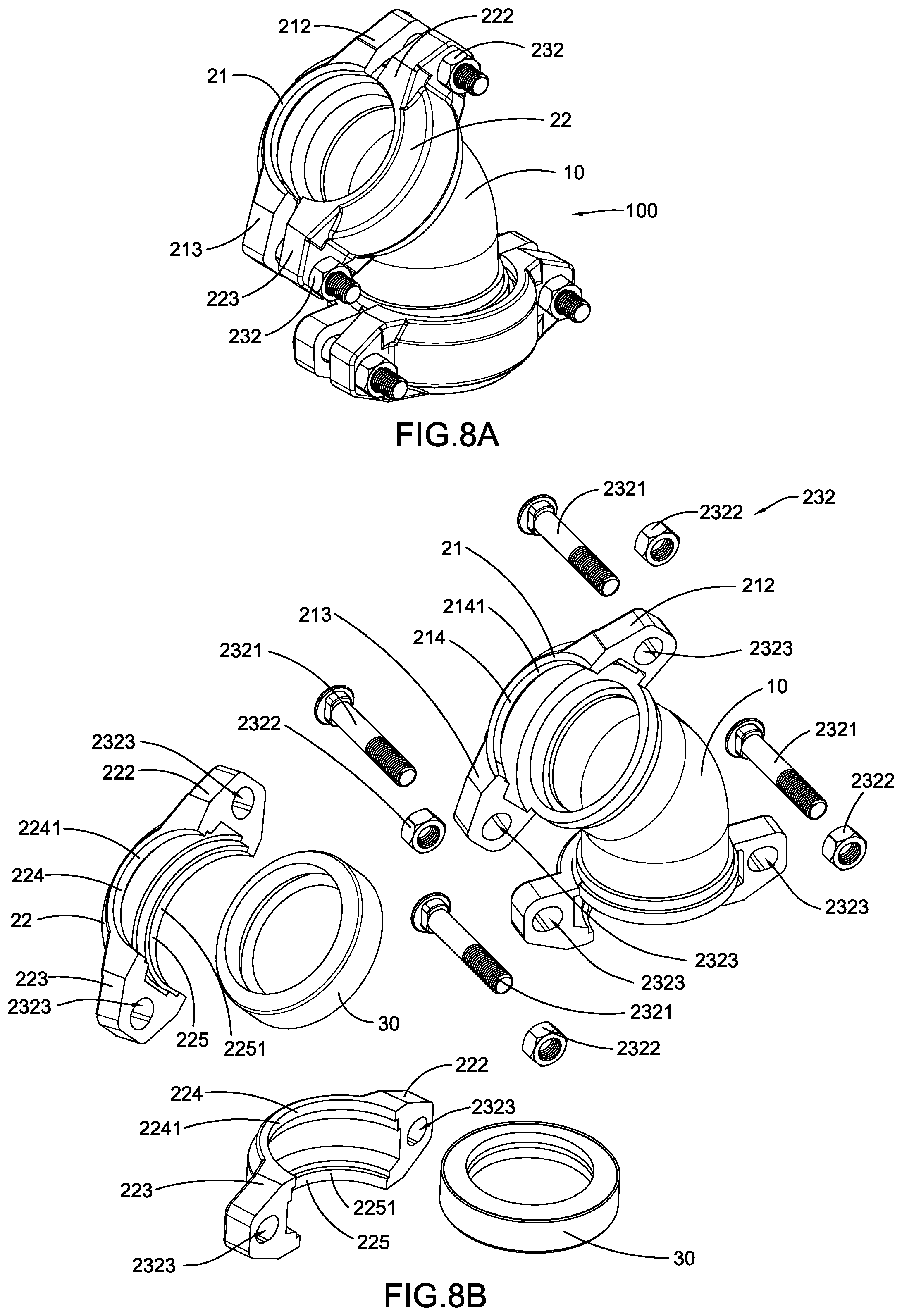 Patent US11781686 Figure 7 – Quick-fitting pipe fitting assembly