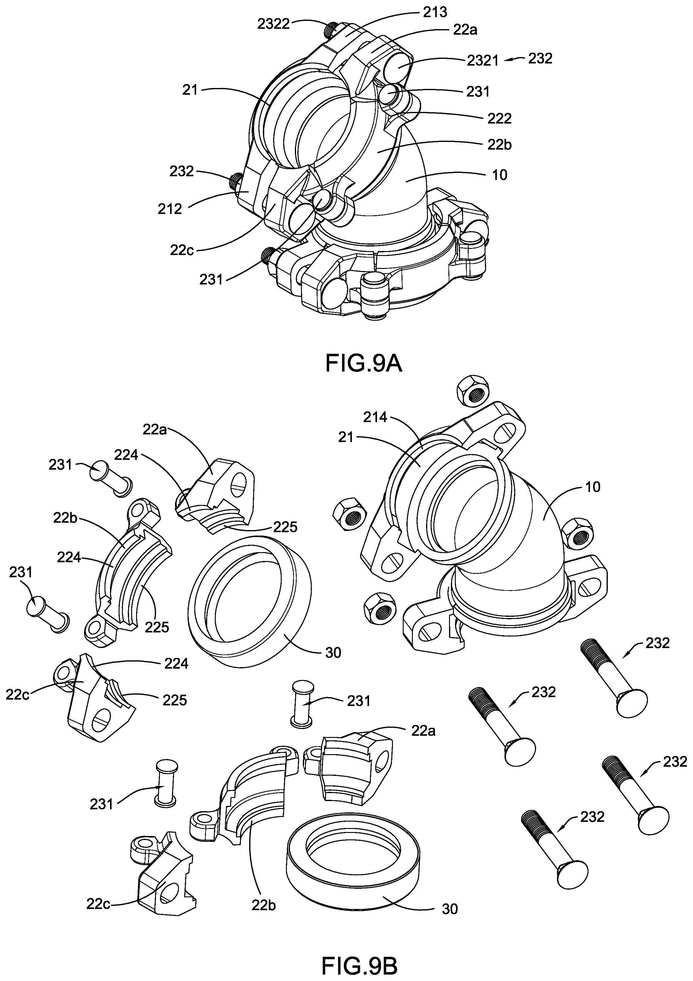 Patent US11781686 Figure 8 – Quick-fitting pipe fitting assembly