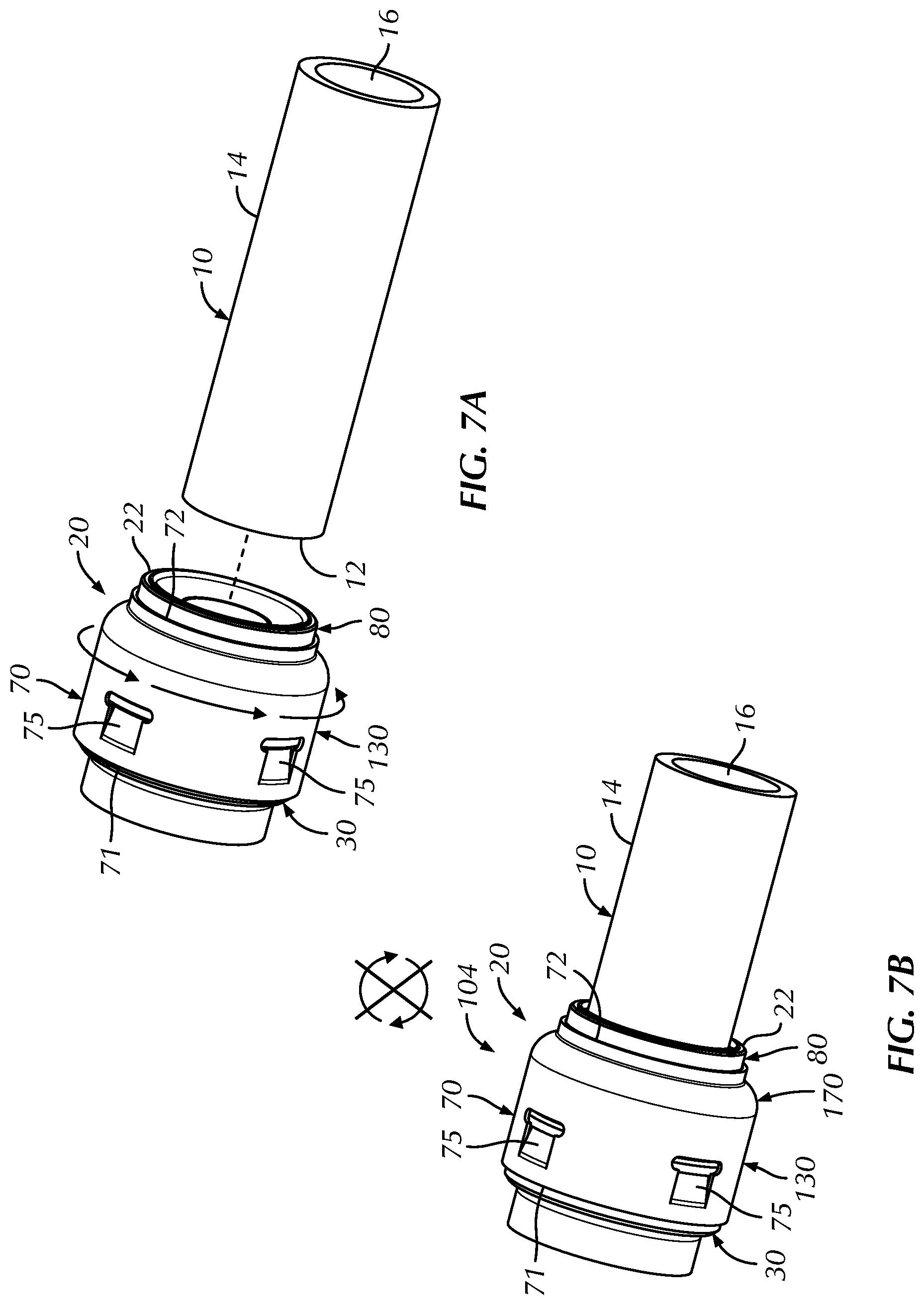 Patent US11781689 Figure 9 – Push-to-connect fitting providing an insertion indication