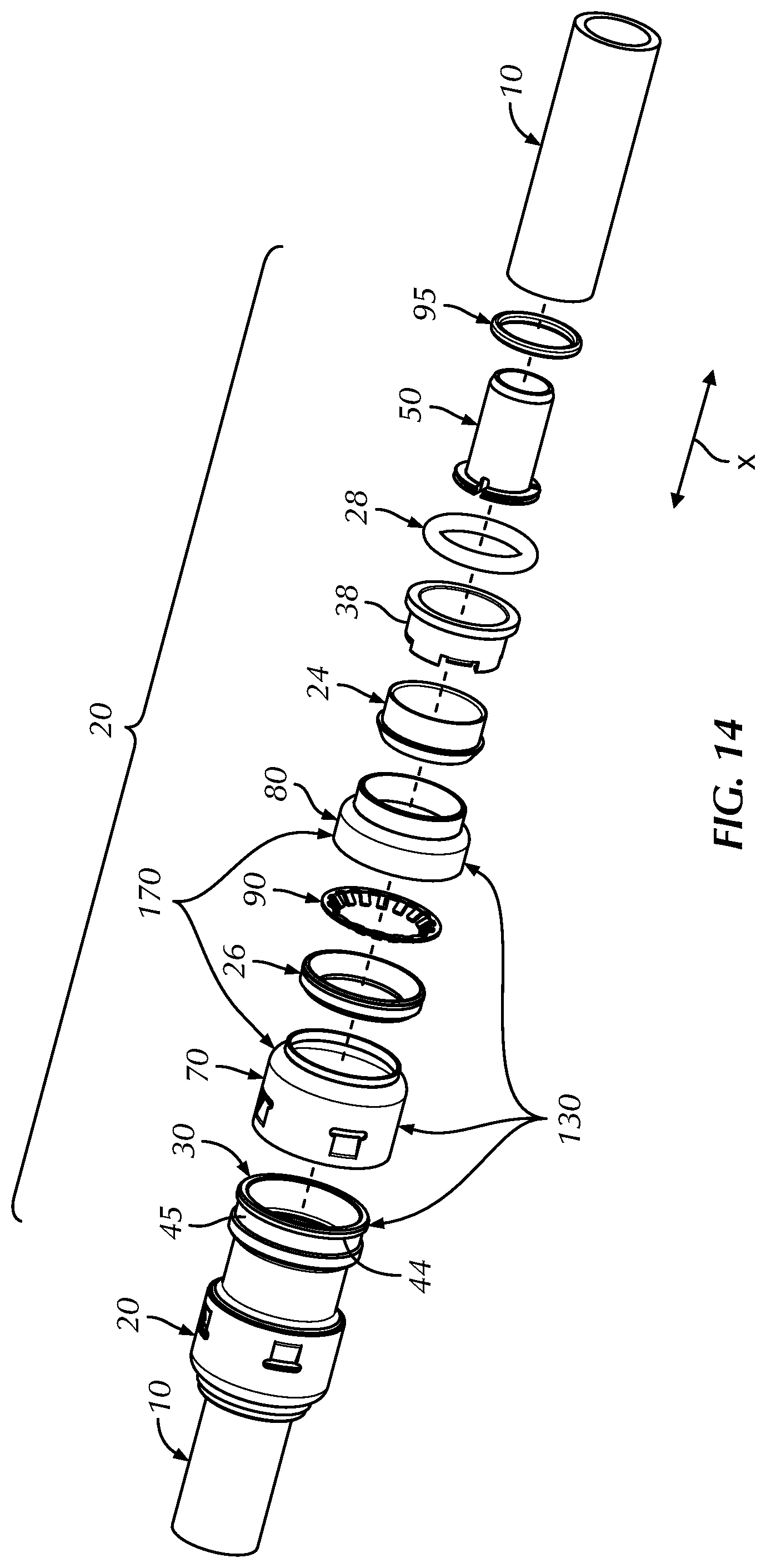 Patent US11781689 Figure 20 – Push-to-connect fitting providing an insertion indication