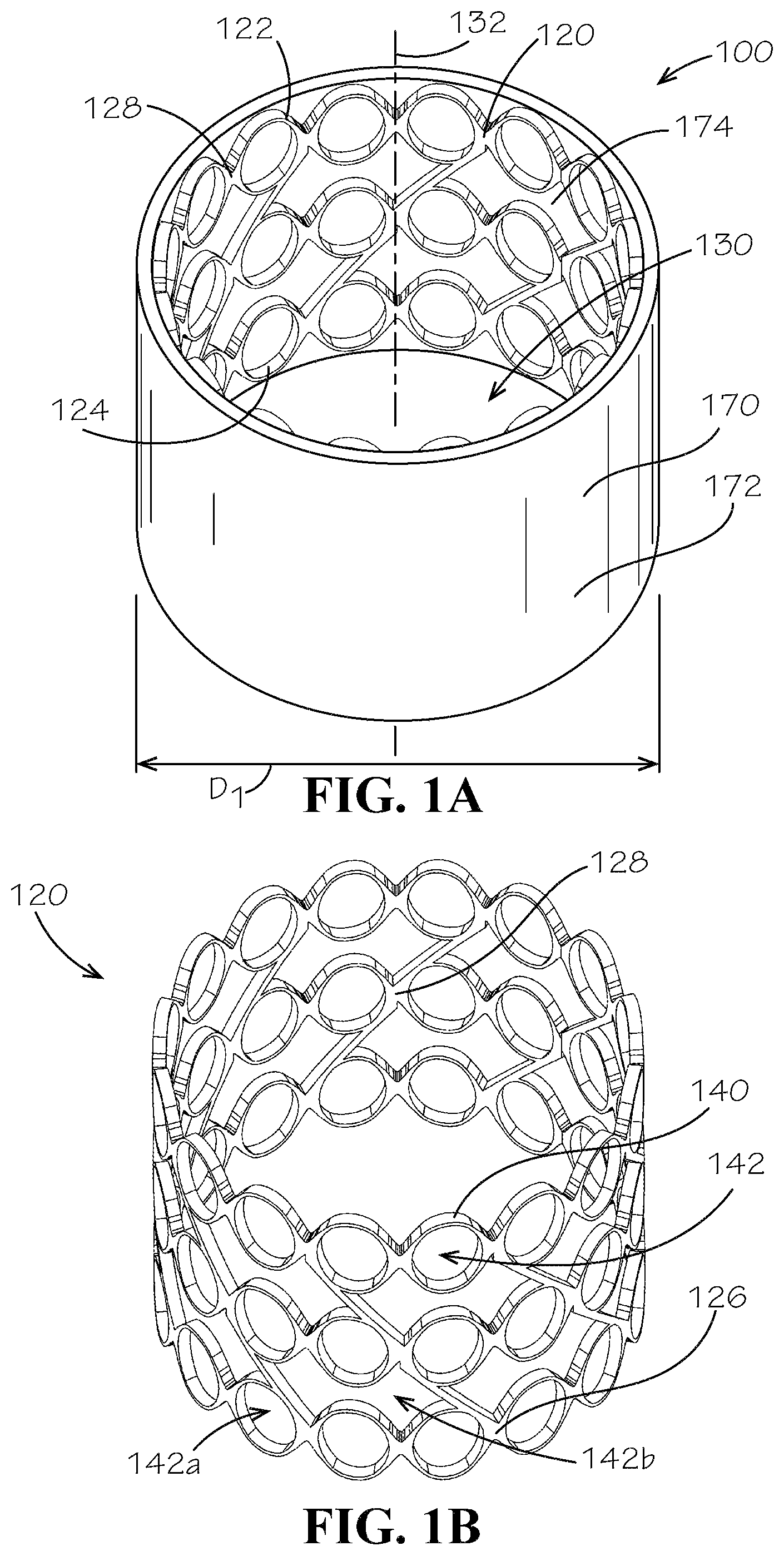 Patent US11781697 — Stent springs and stents for repairing pipes — Figure 1