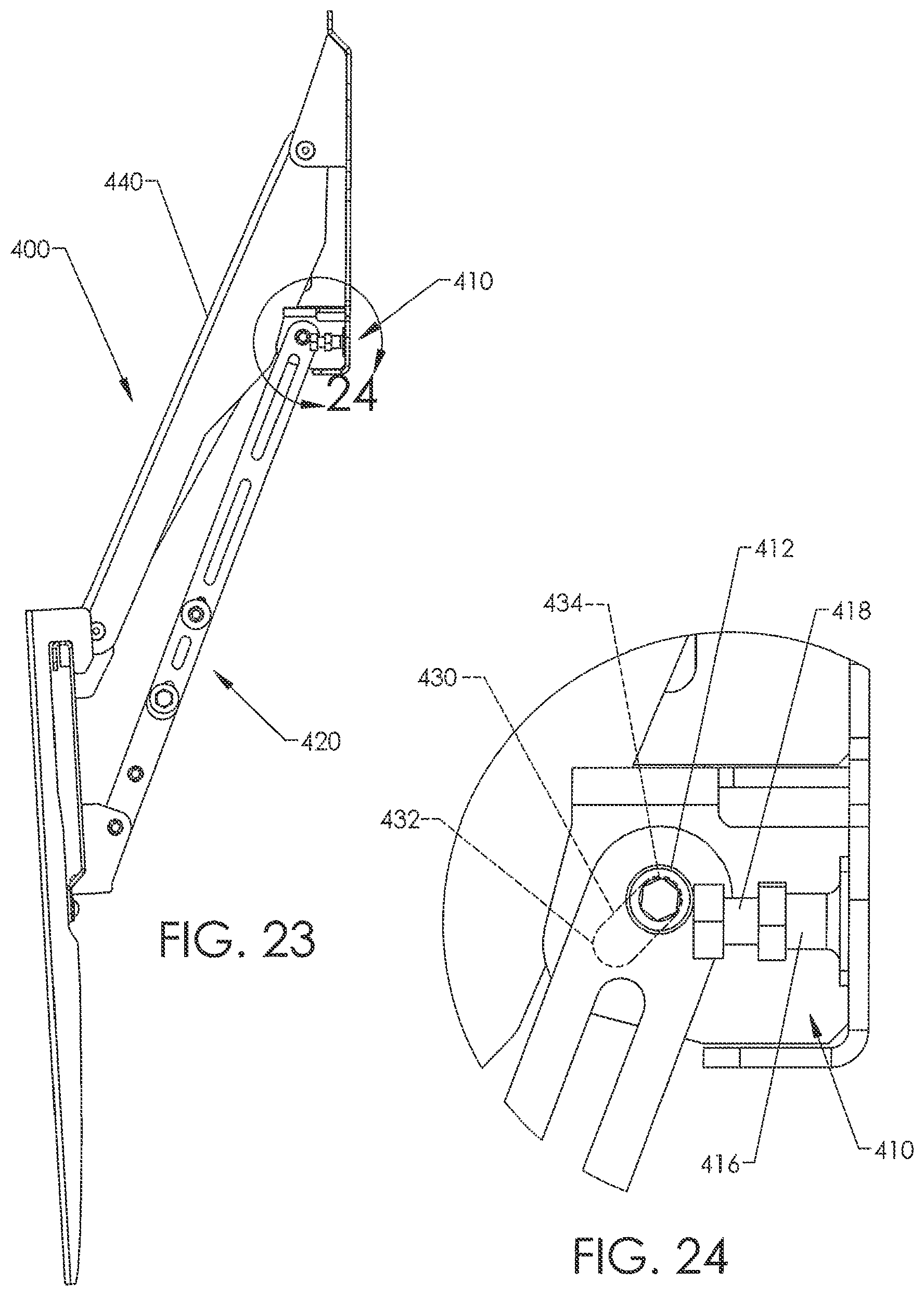 Patent US11781703 Figure 14 – Adjustable mounting systems for televisions