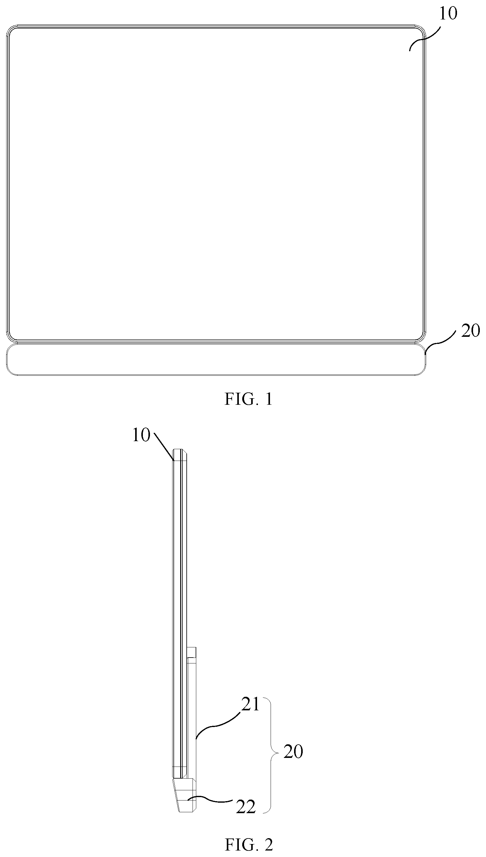 Patent US11781710 Figure 1 – Electronic signboard and wall hanging device