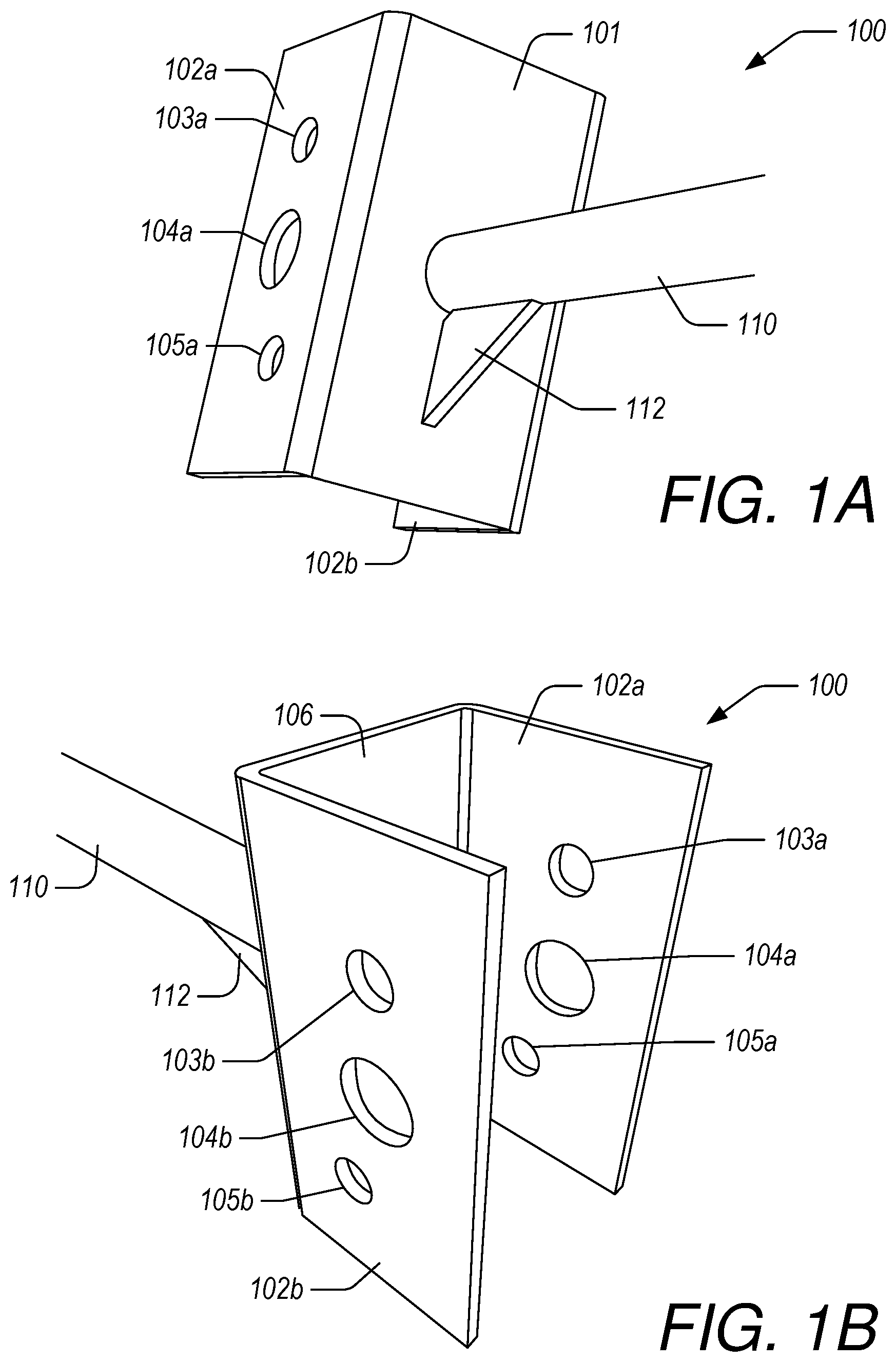 Patent US11781711 — Multi-use mounting bracket with extension and internal support rod for gym accessories — Figure 1