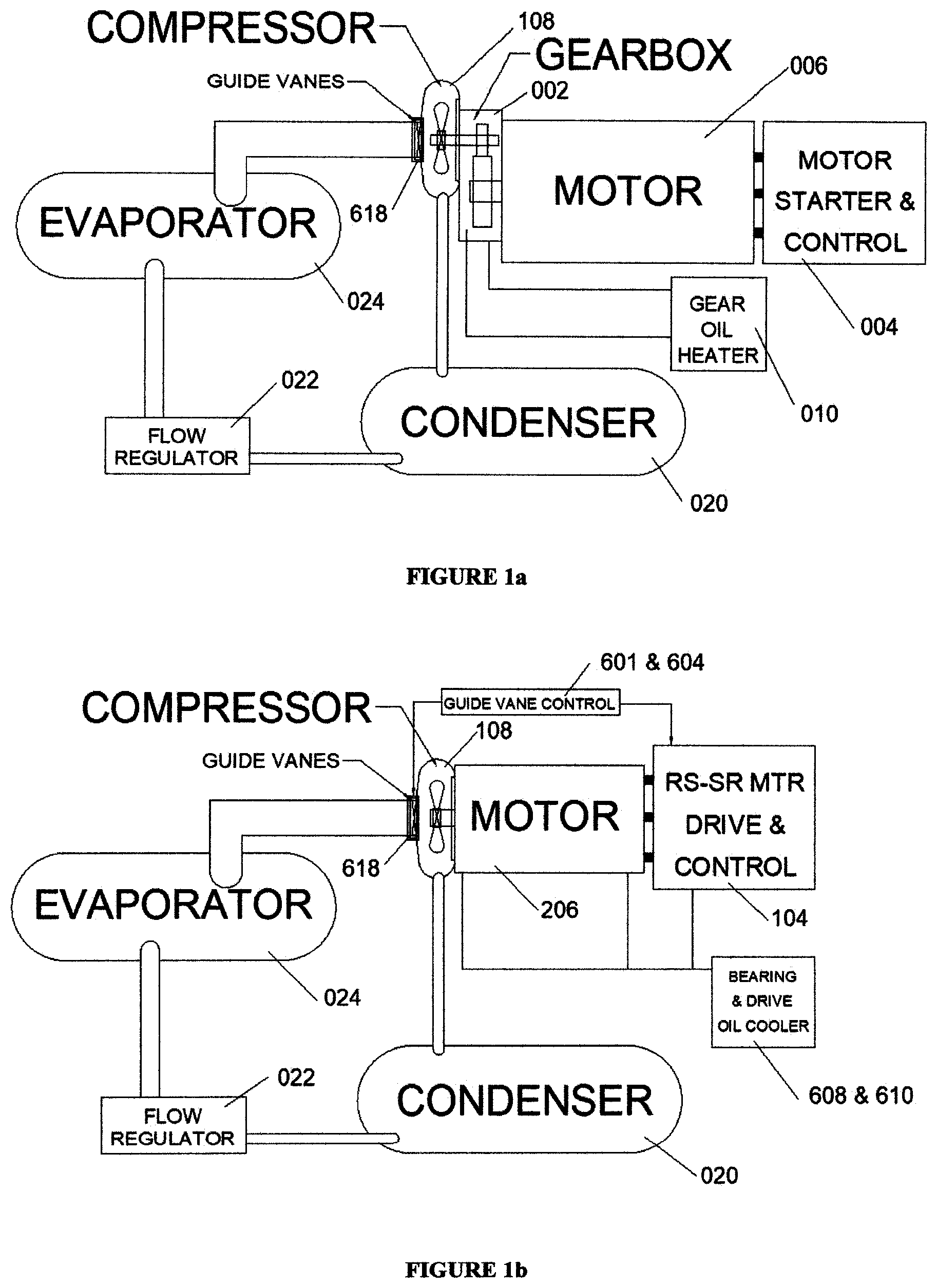 Patent US11781787 Figure 1 – Chiller system with direct-drive switched reluctance motor