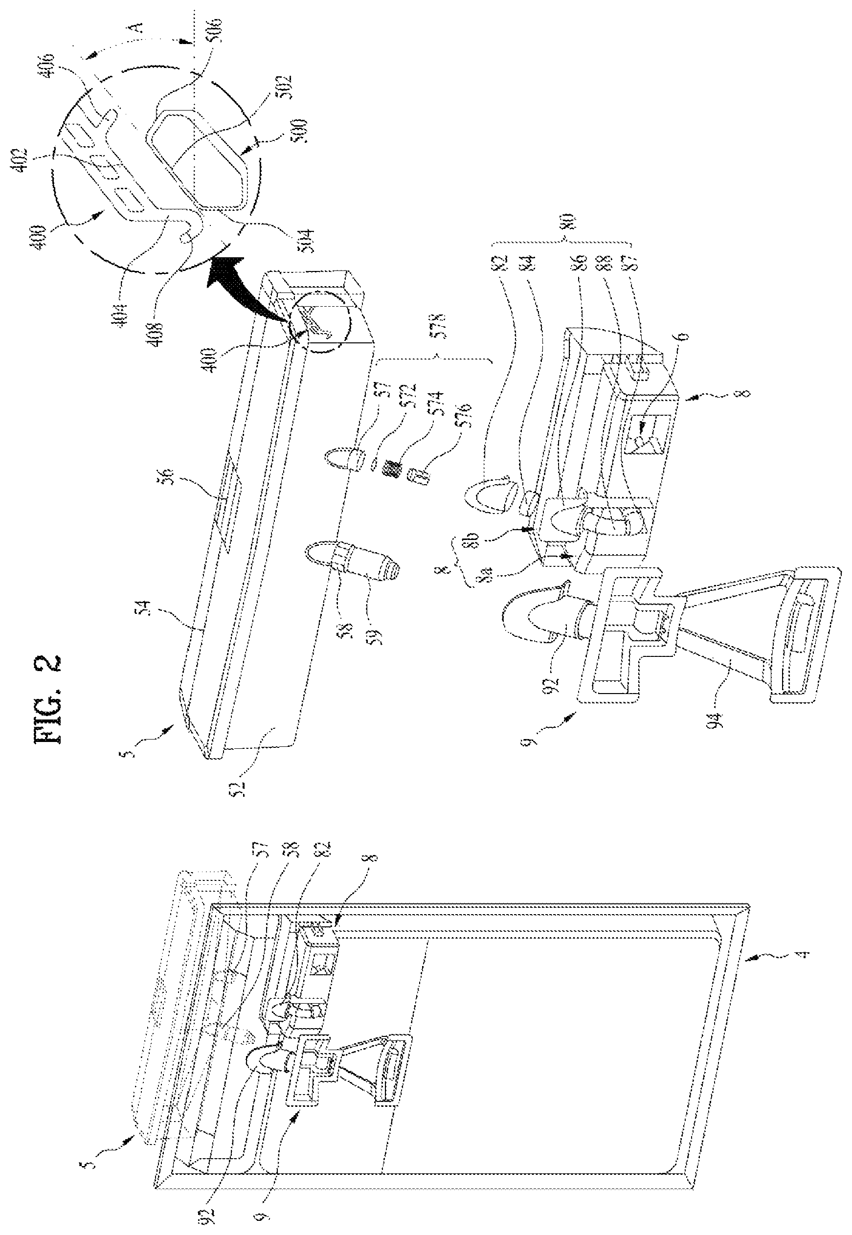 Patent US11781796 Figure 2 – Refrigerator