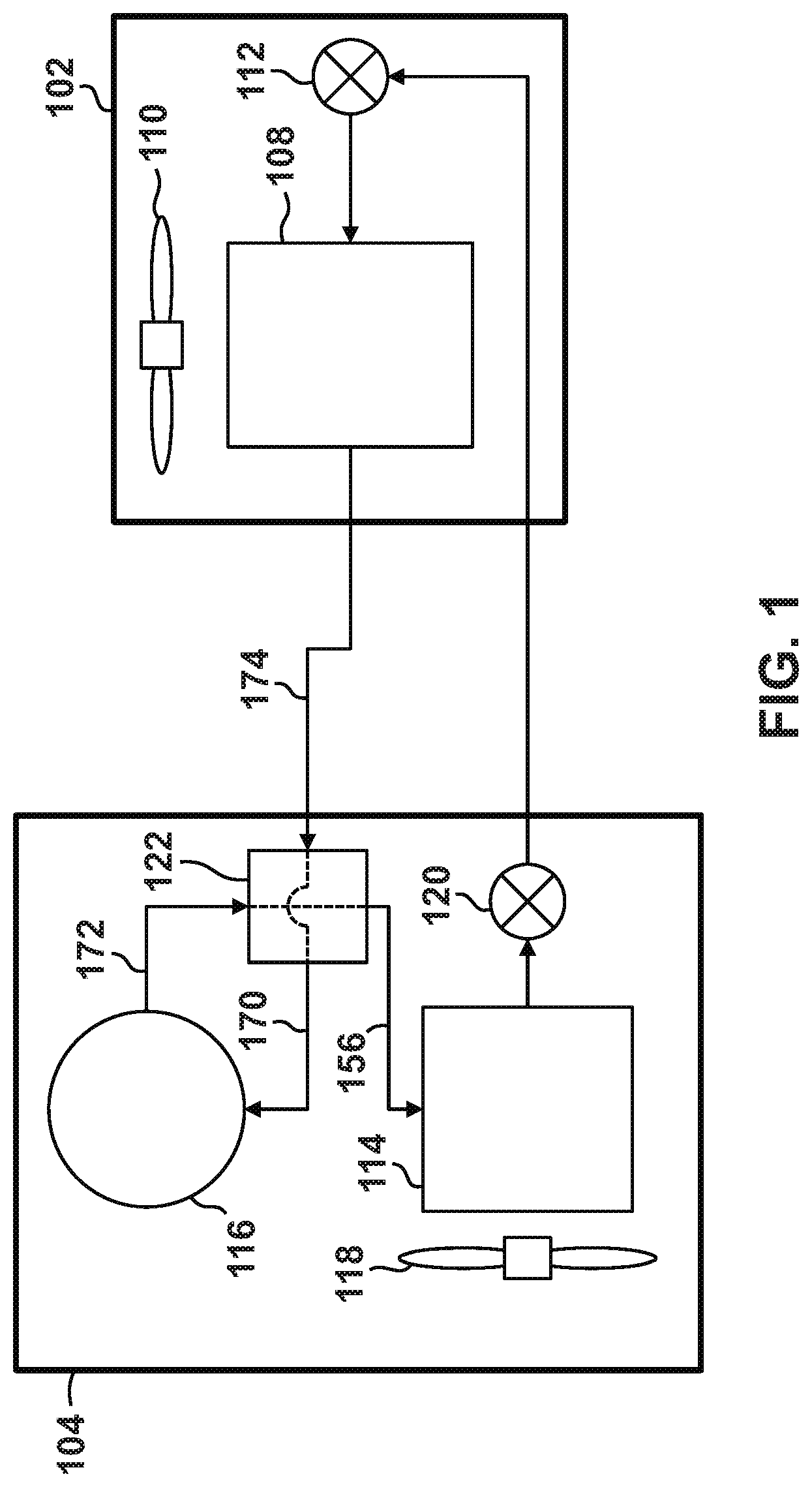 Patent US11781798 — Vibration damping clips for climate control systems — Figure 1