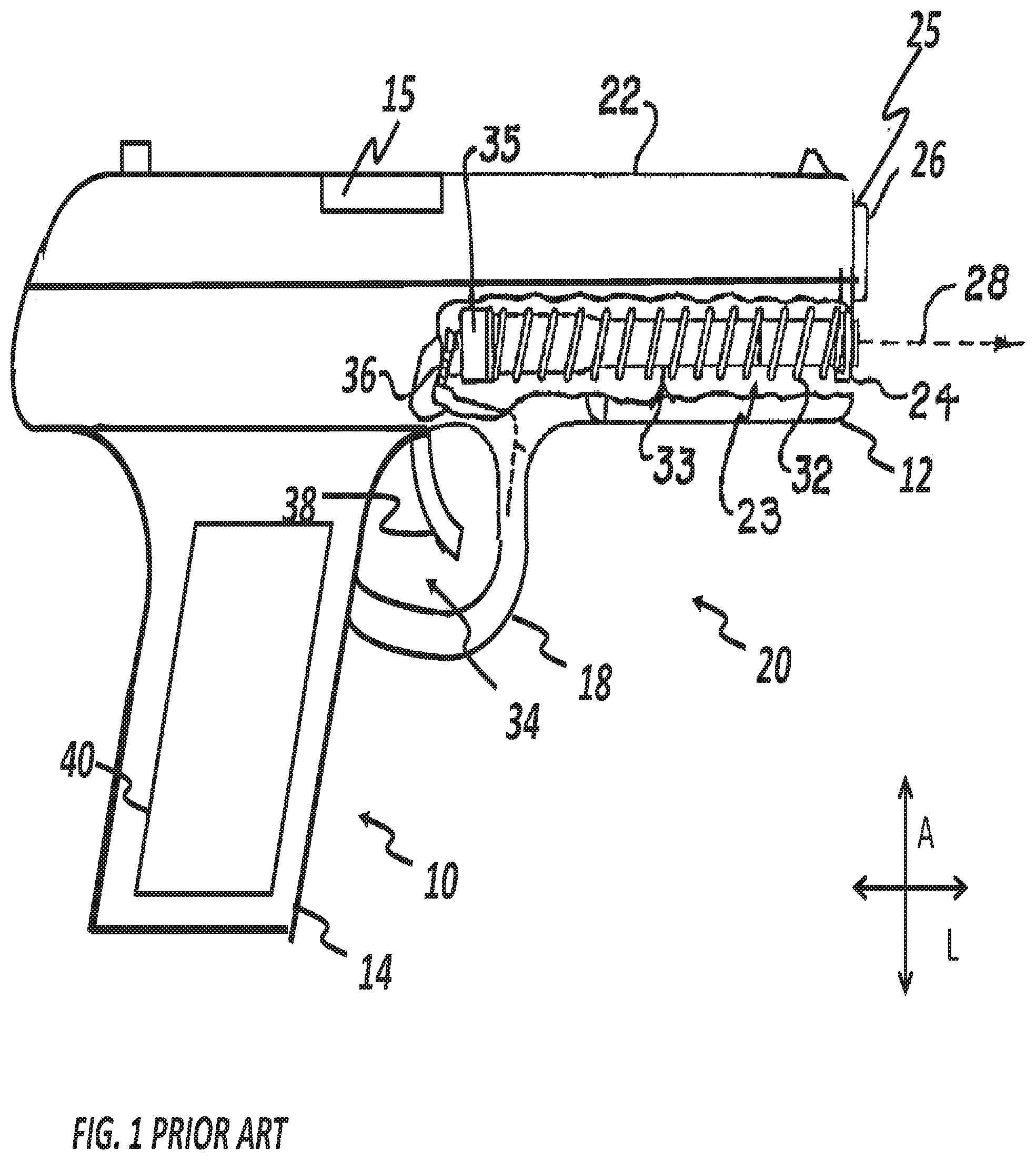 Patent US11781833 Figure 1 – Switchless sensing for electronic devices used with deterrent devices
