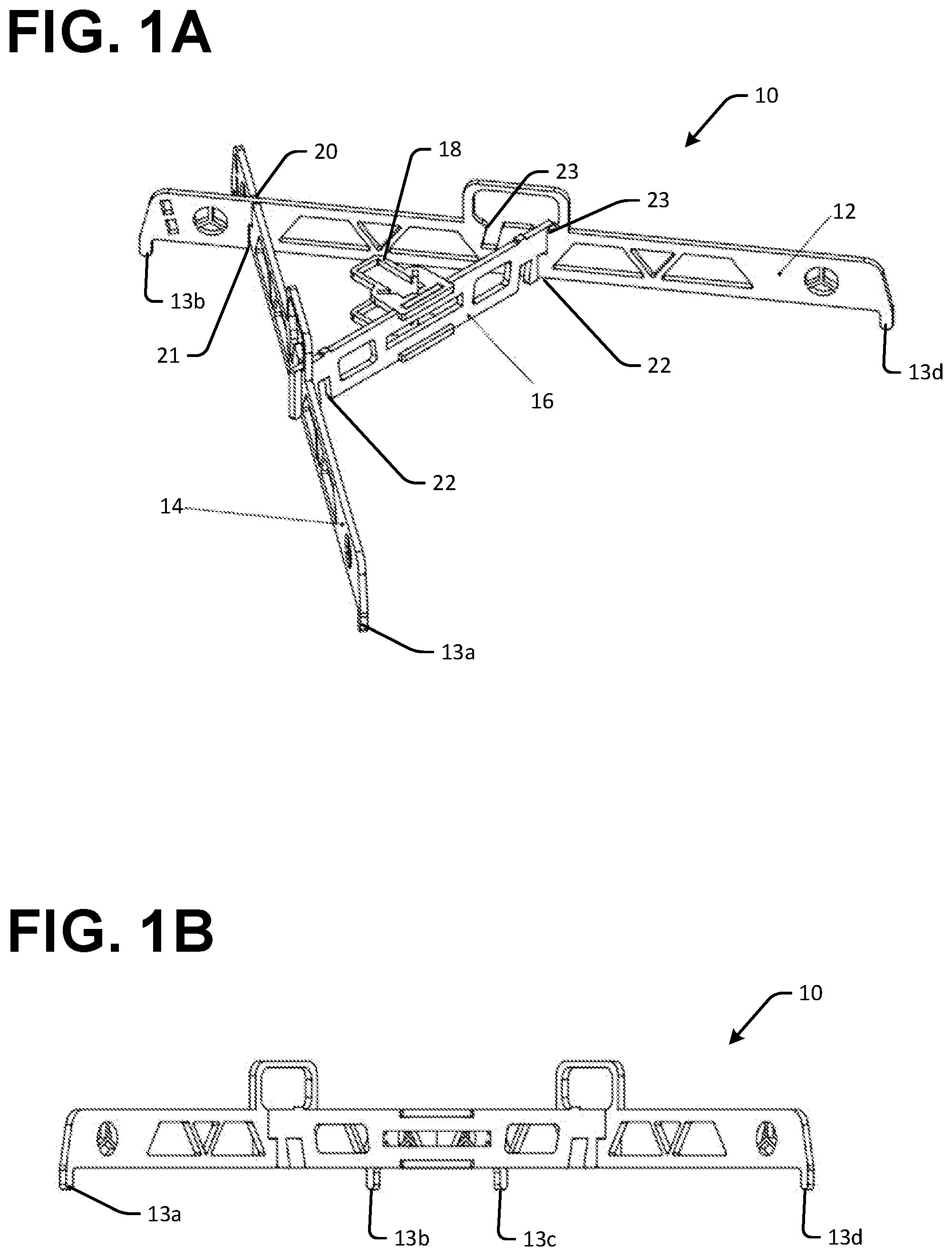 Patent US11781840 — Modular target structure — Figure 1