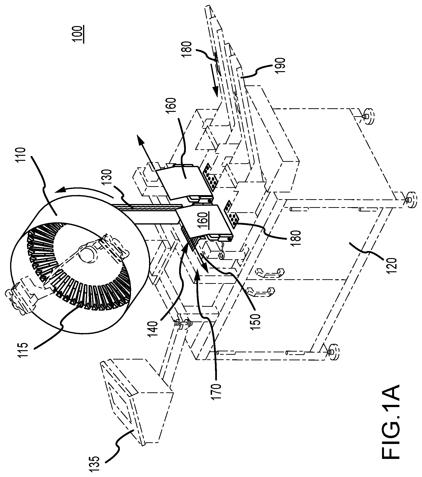 Patent US11781846 — Configurable ammunition packaging apparatus — Figure 1