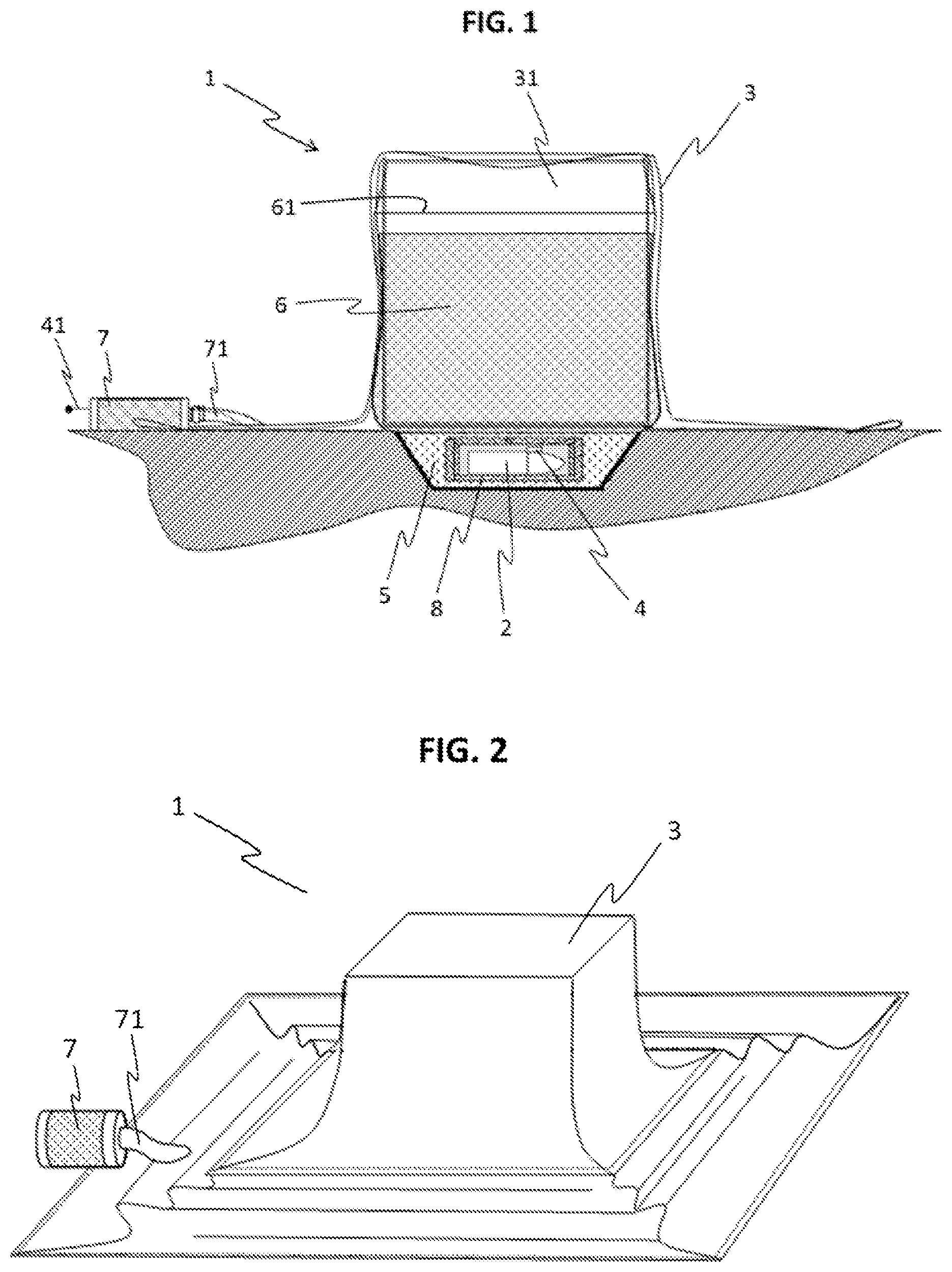 Patent US11781848 Figure 1 – Mobile device for neutralizing a chemical or biological weapon