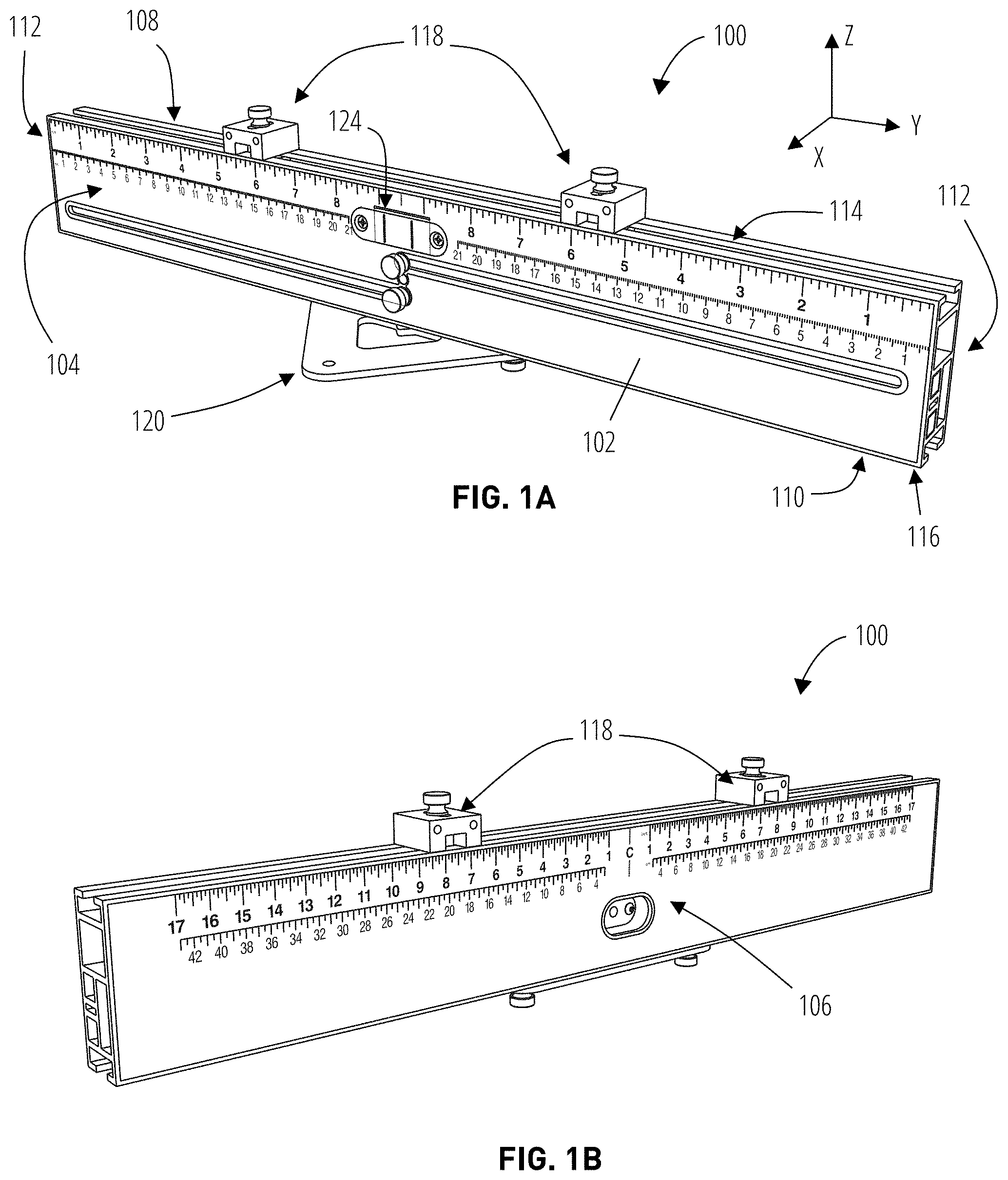 Patent US11781850 — Installation tool for affixing objects to a plurality of vertical surfaces and methods using thereof — Figure 1