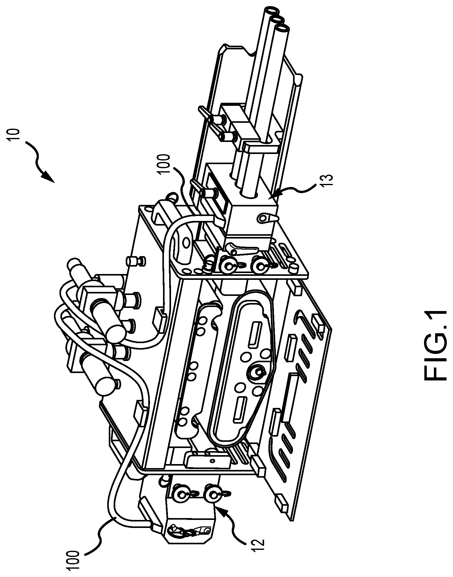 Patent US11781852 — Fluid lance stop position sensor detection method and system — Figure 1
