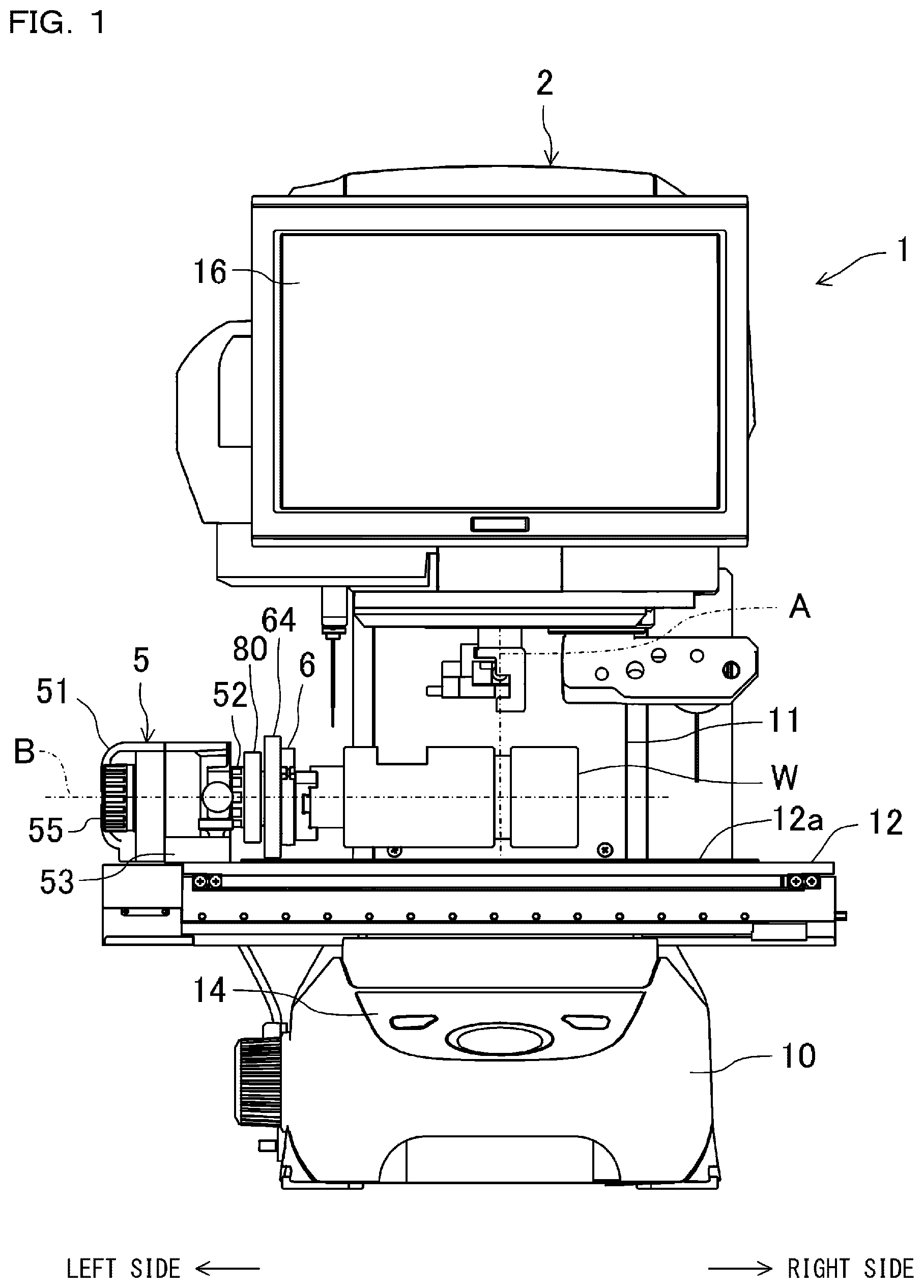 Patent US11781856 — Image dimension measurement device — Figure 1