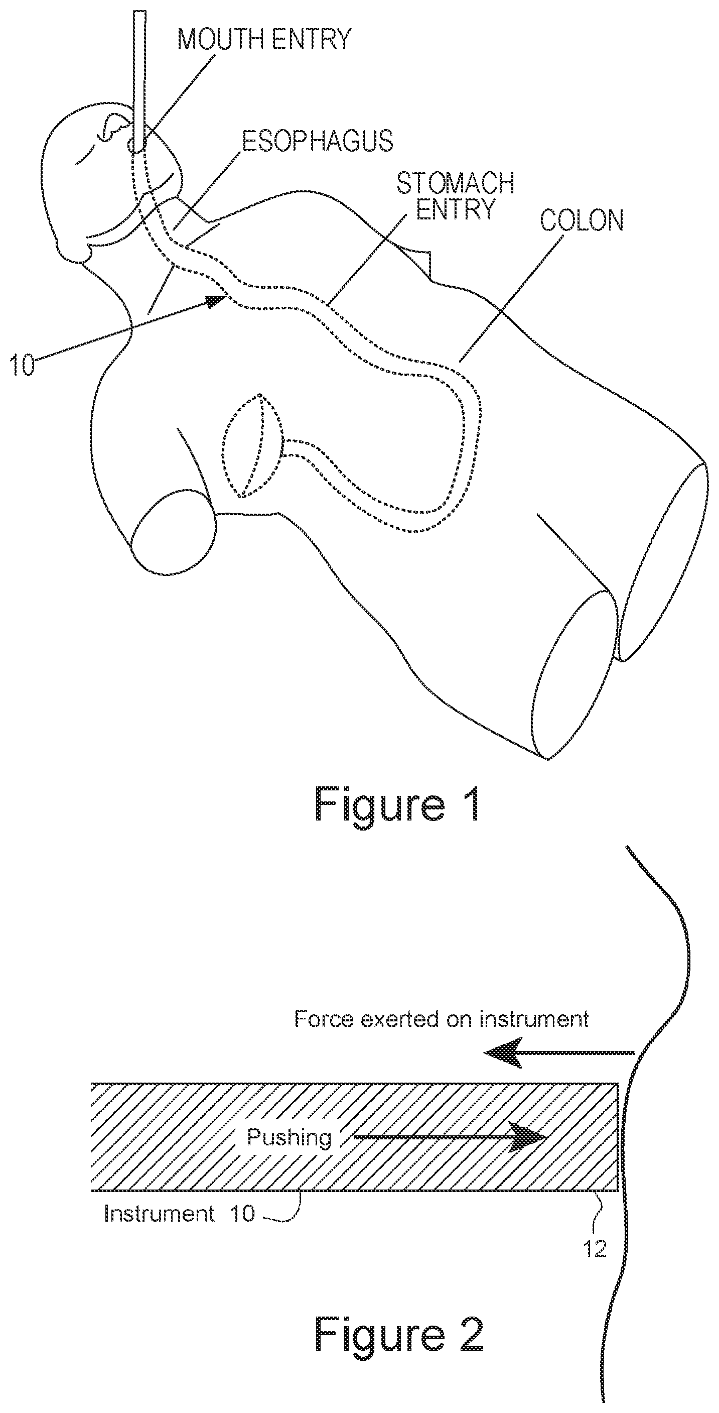 Patent US11781857 — Force sensing in a distal region of an instrument including single-core or multi-core optical fiber — Figure 1