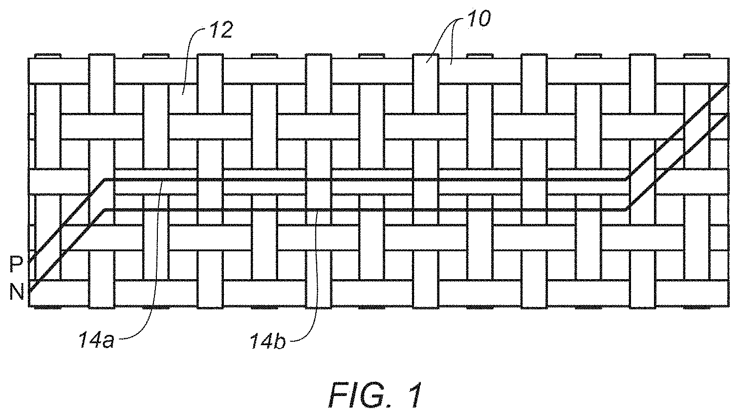 Patent US11781858 Figure 1 – Fiber weave skew assessment for printed circuit boards