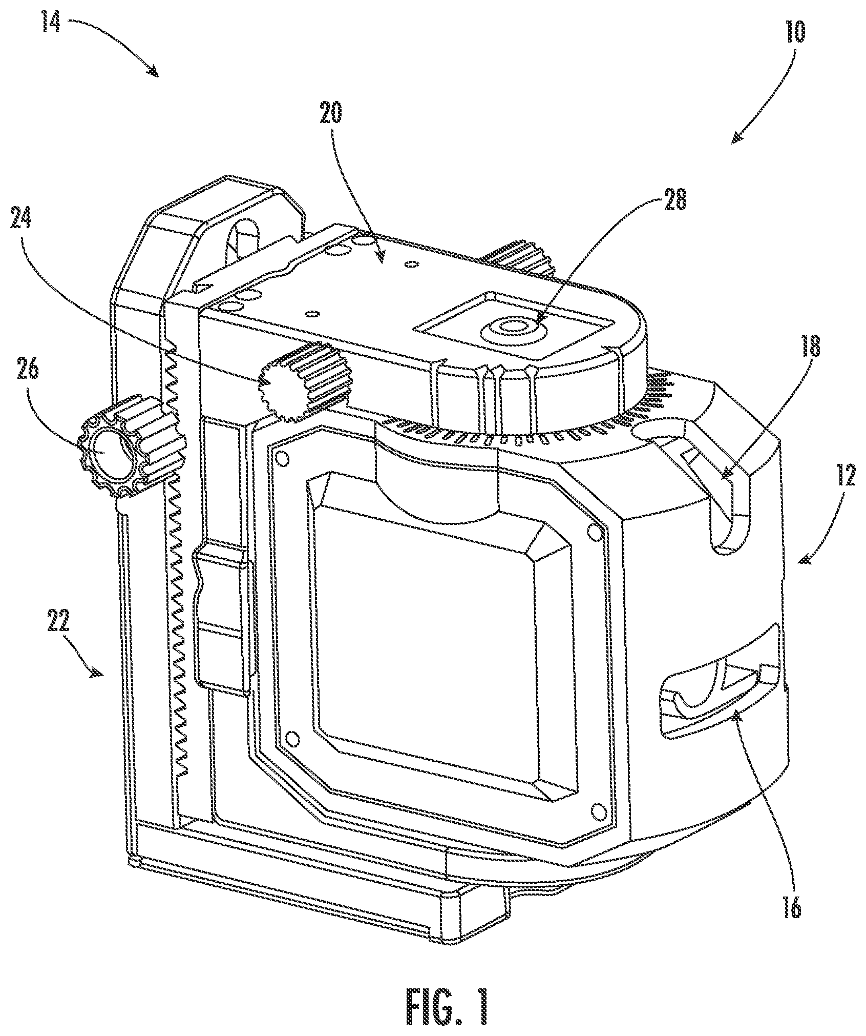 Patent US11781865 — Laser projection tools and mounting accessories — Figure 1
