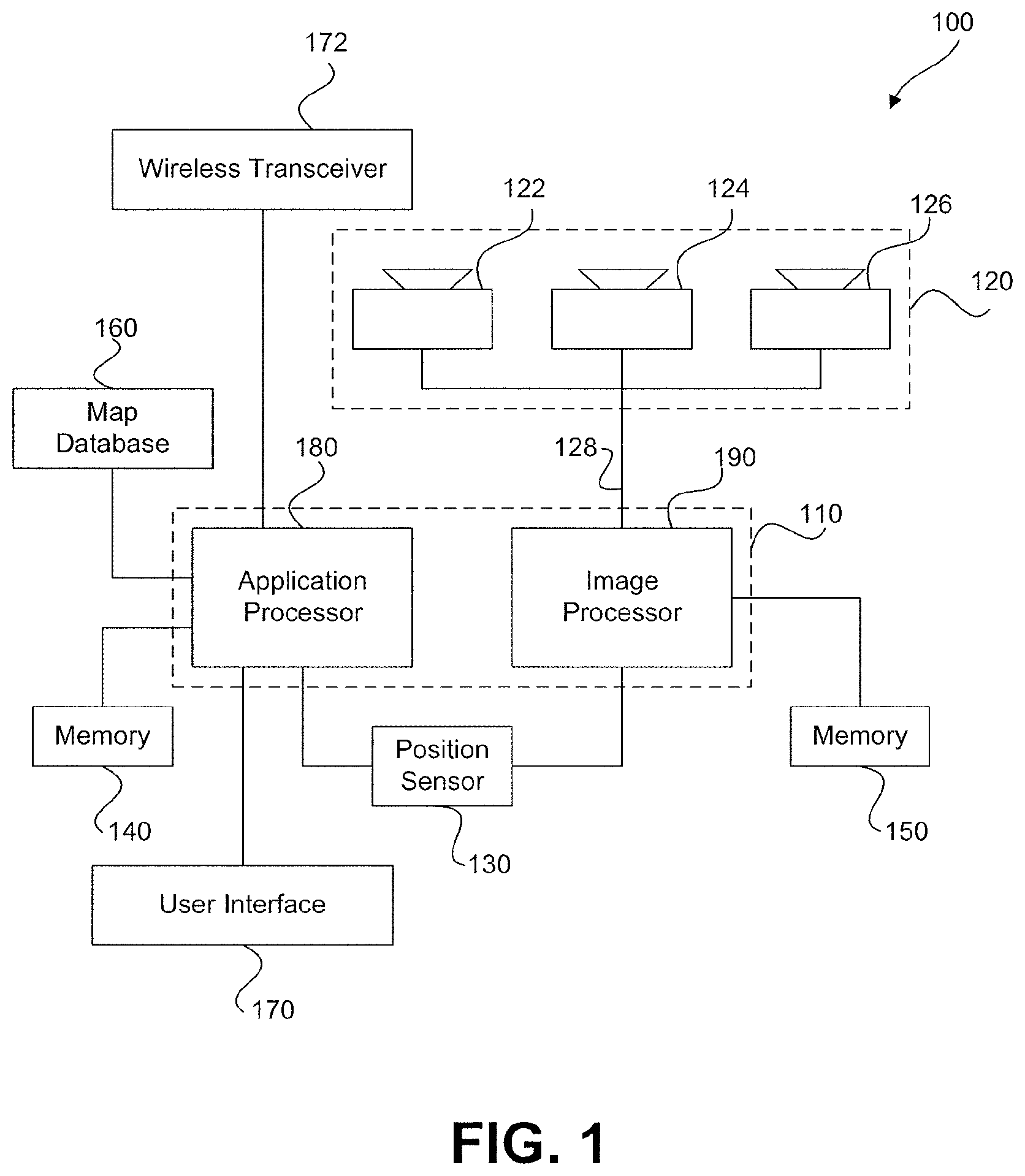Patent US11781870 — Crowd sourcing data for autonomous vehicle navigation — Figure 1