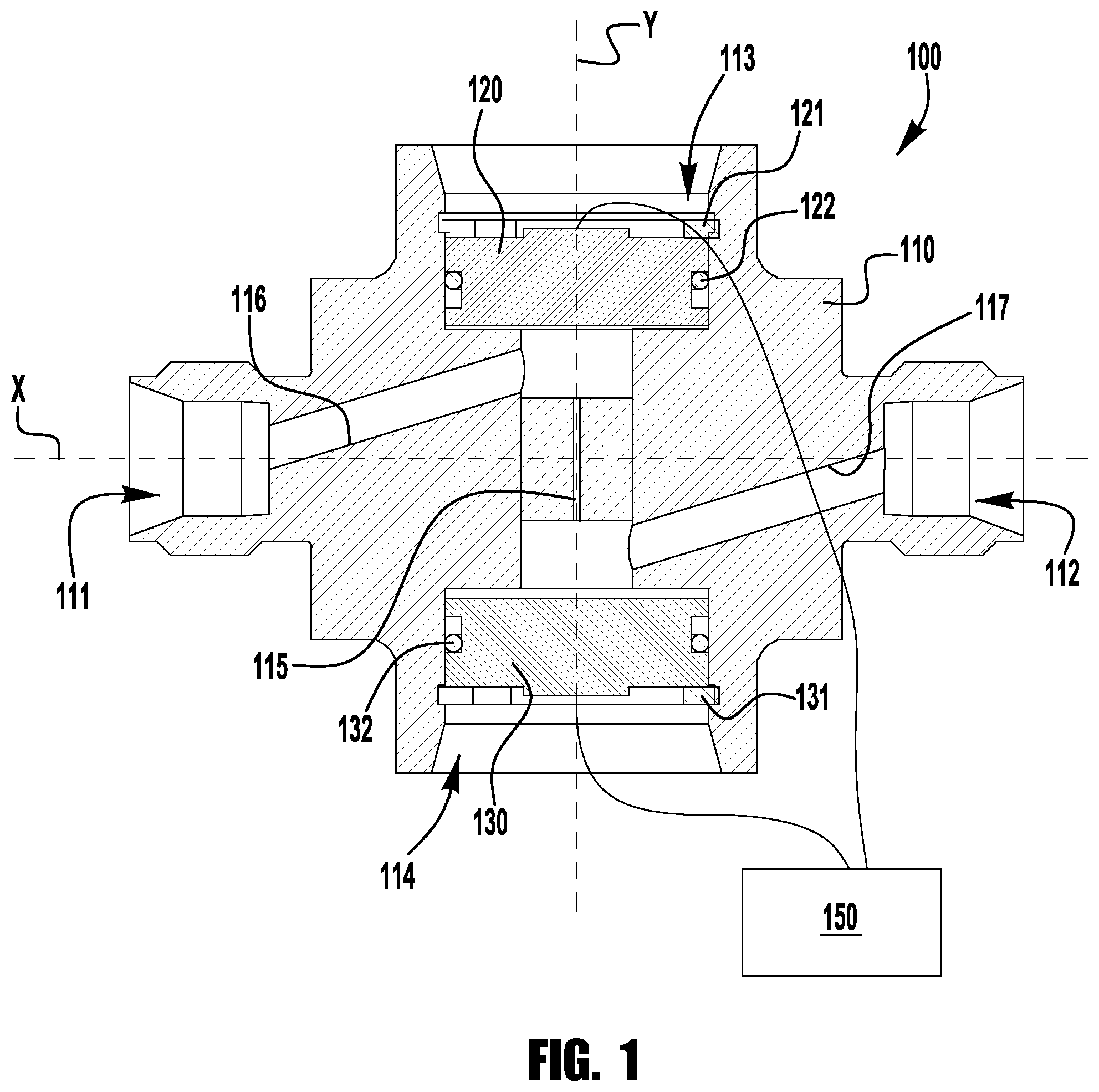 Patent US11781894 — Fluid monitoring module arrangements — Figure 1