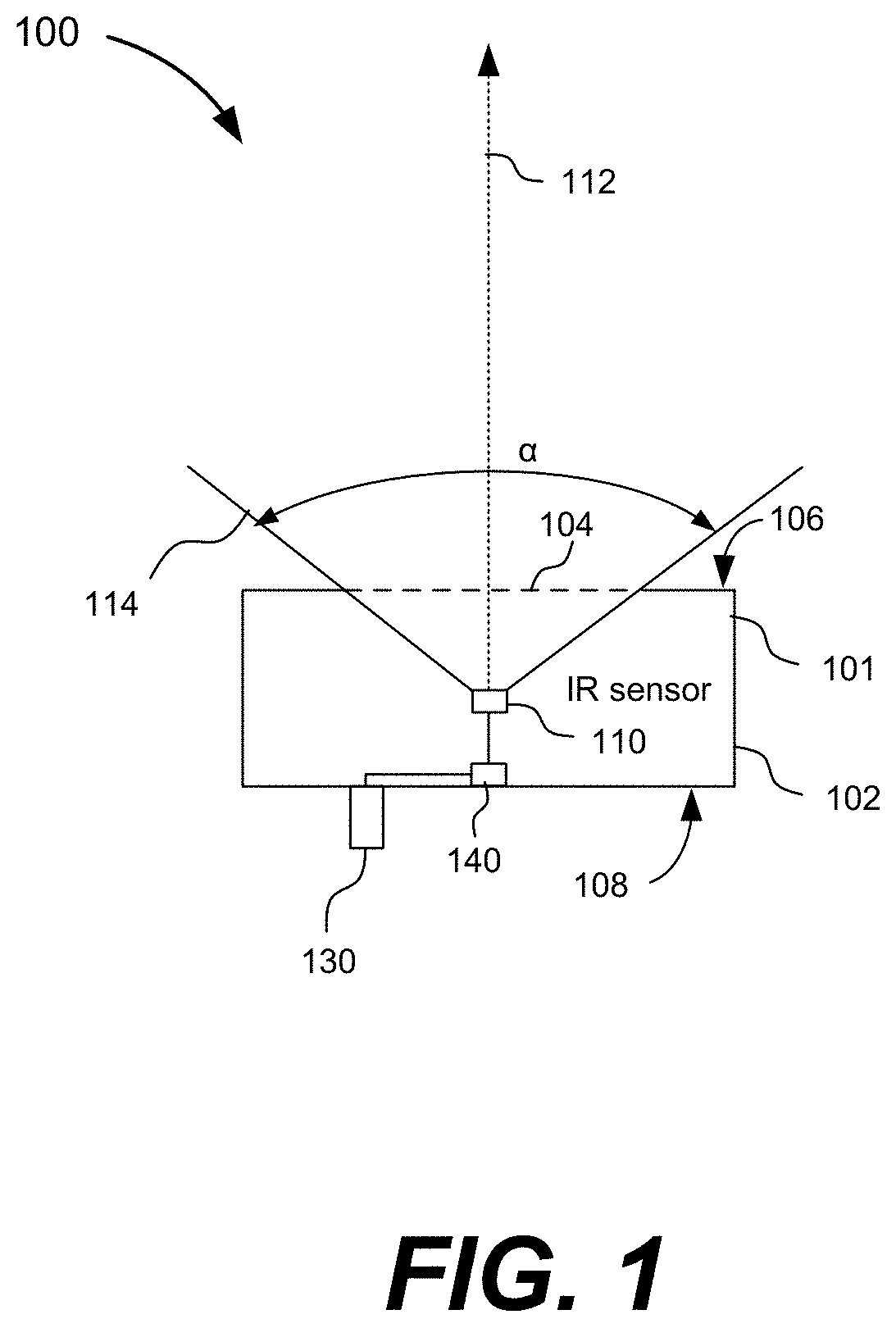 Patent US11781903 — Methods and systems for controlling tintable windows with cloud detection — Figure 1
