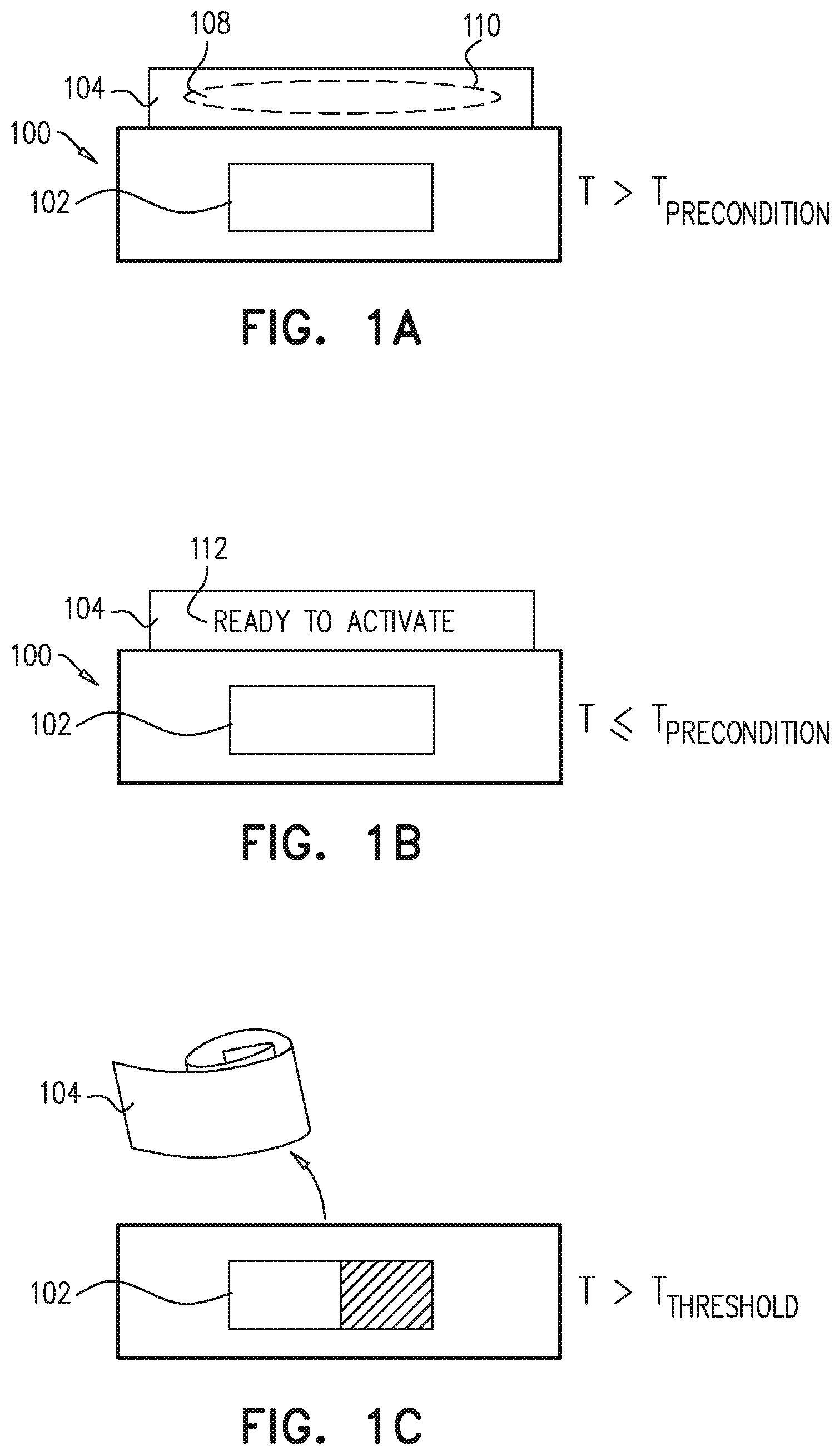 Patent US11781922 — Thermochromic ink indicia for activatable quality labels — Figure 1