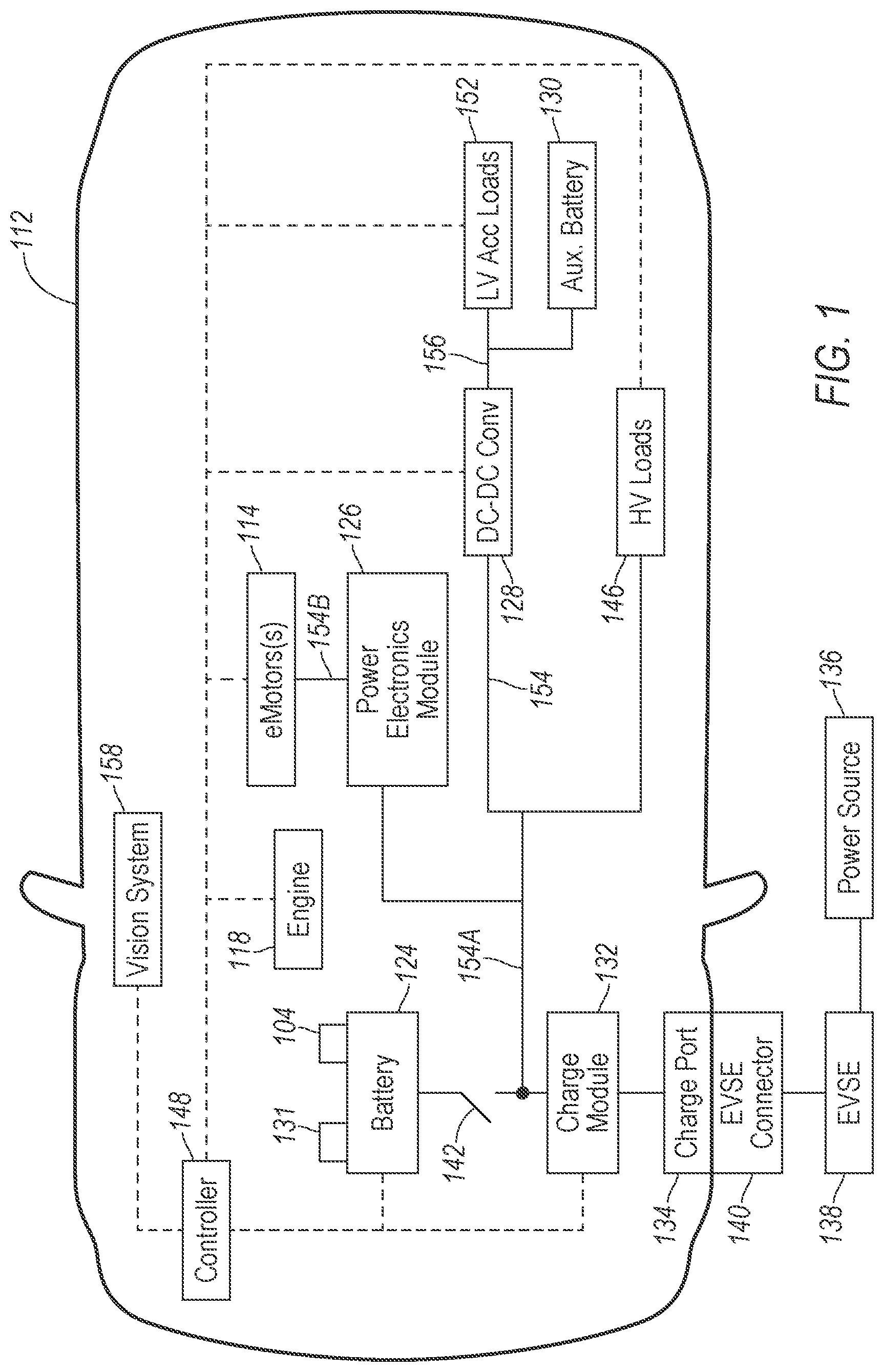 Patent US11781939 — Coolant system visual leak detection systems and methods — Figure 1