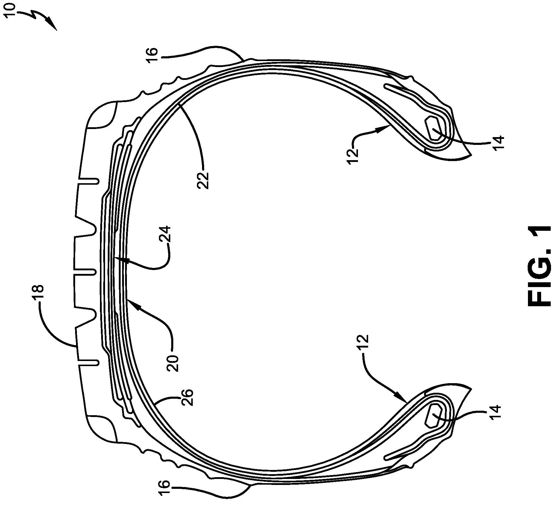 Patent US11781945 — Tire sidewall toughness index method — Figure 1