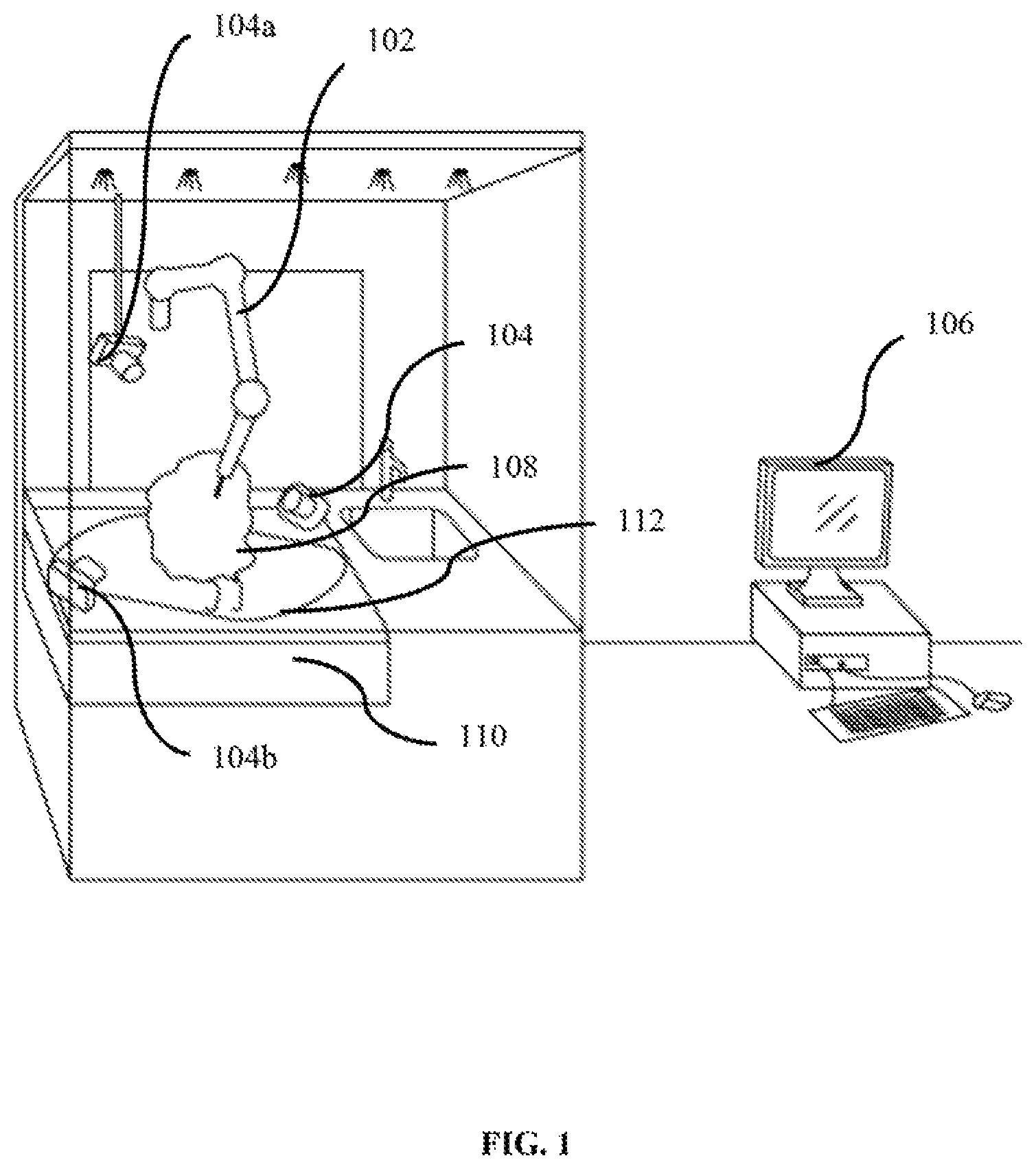 Patent US11781947 — System and method for automated gross examination of tissues — Figure 1