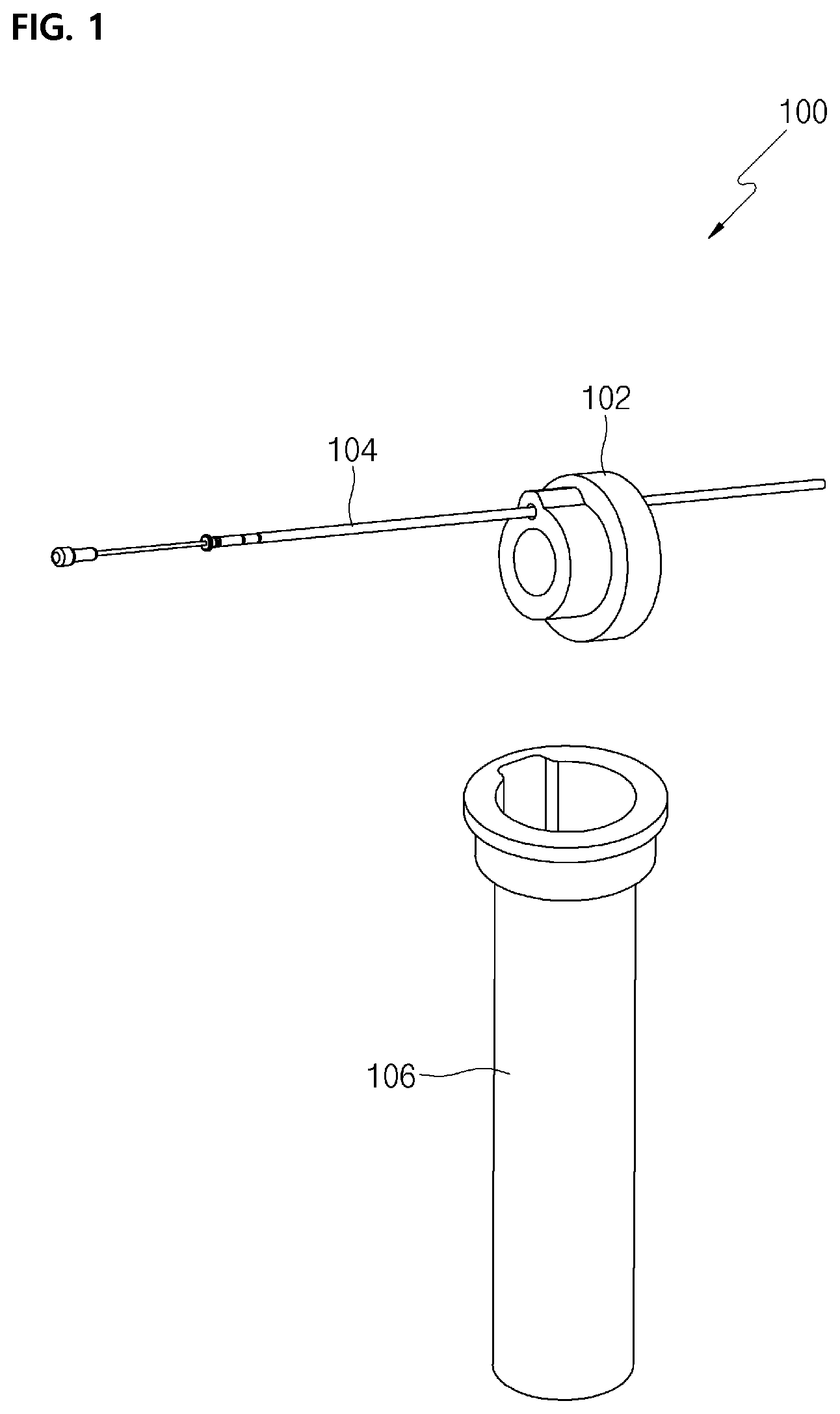 Patent US11781951 — Kit for collecting bio-samples using a collection rod — Figure 1