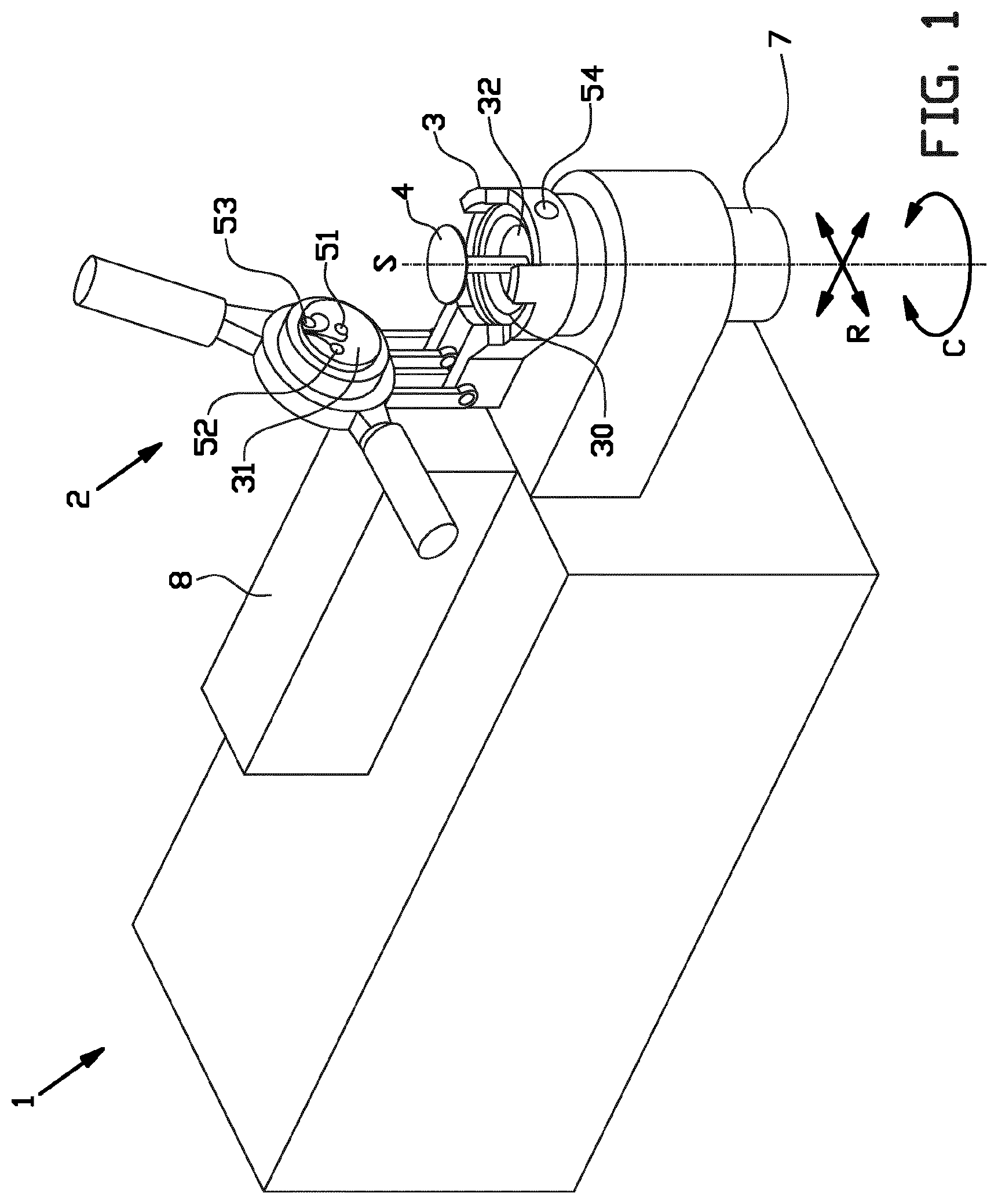 Patent US11781960 — Measuring device and method for determining rheological properties of a viscous, polymeric mass — Figure 1