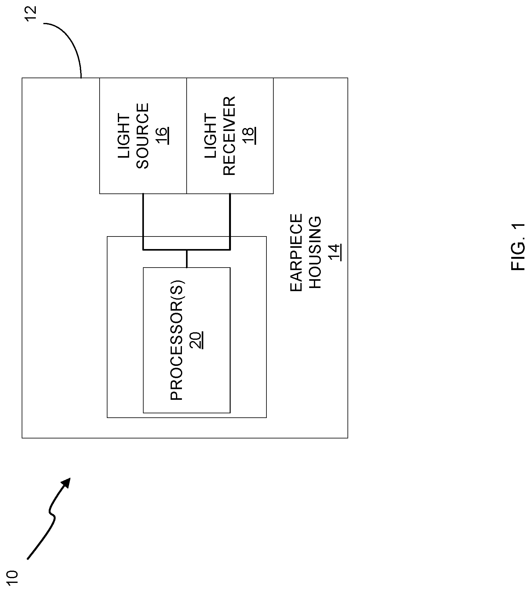 Patent US11781971 — Optical vibration detection system and method — Figure 1