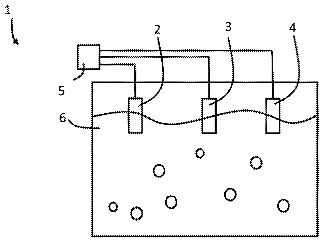 Patent US11782008 — Method for correcting two measured values from different analytical measuring devices and measuring point for carrying out the method — Figure 1