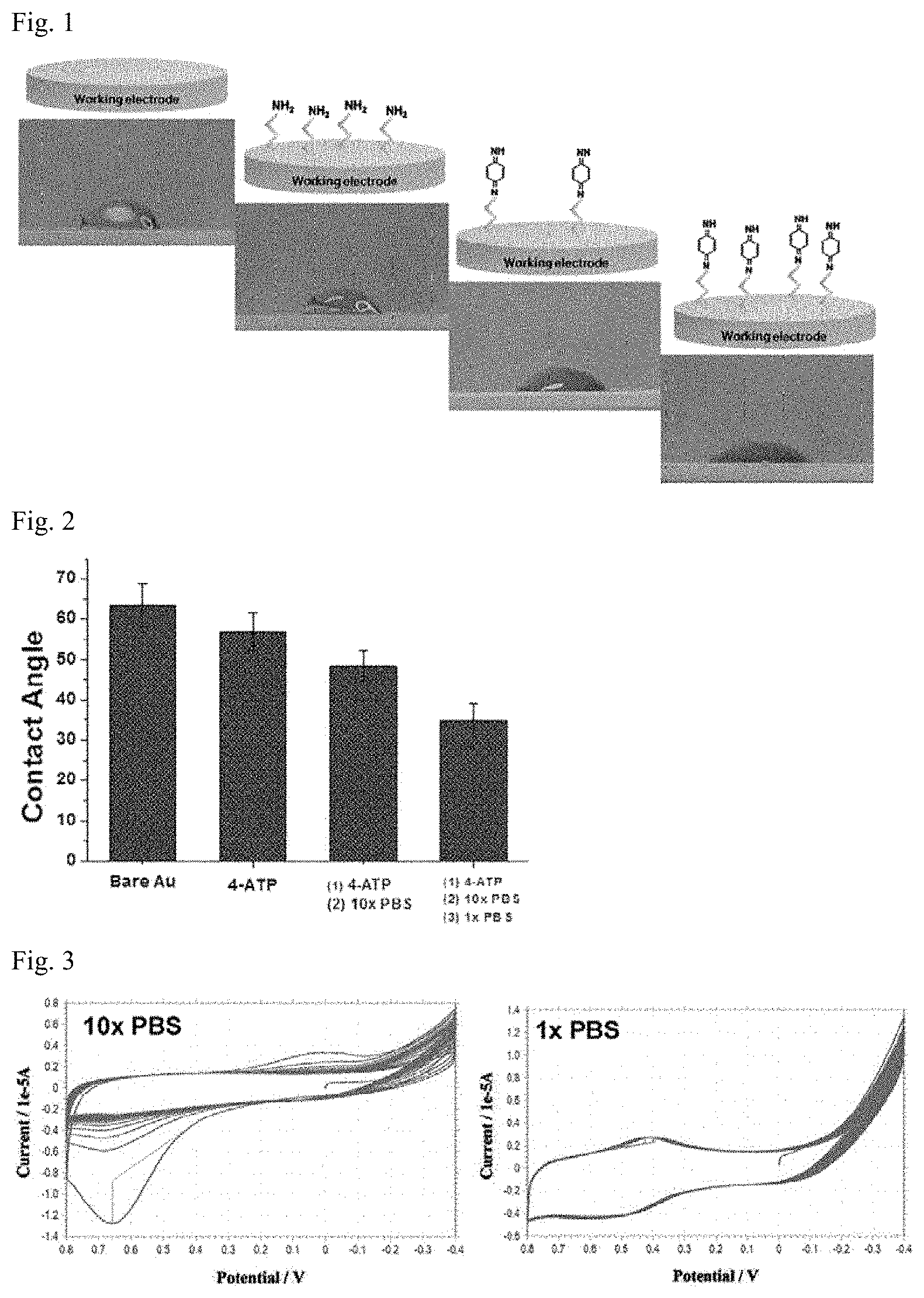Patent US11782010 — Electrode for biosensor for NADH measurement and manufacturing method therefor — Figure 1