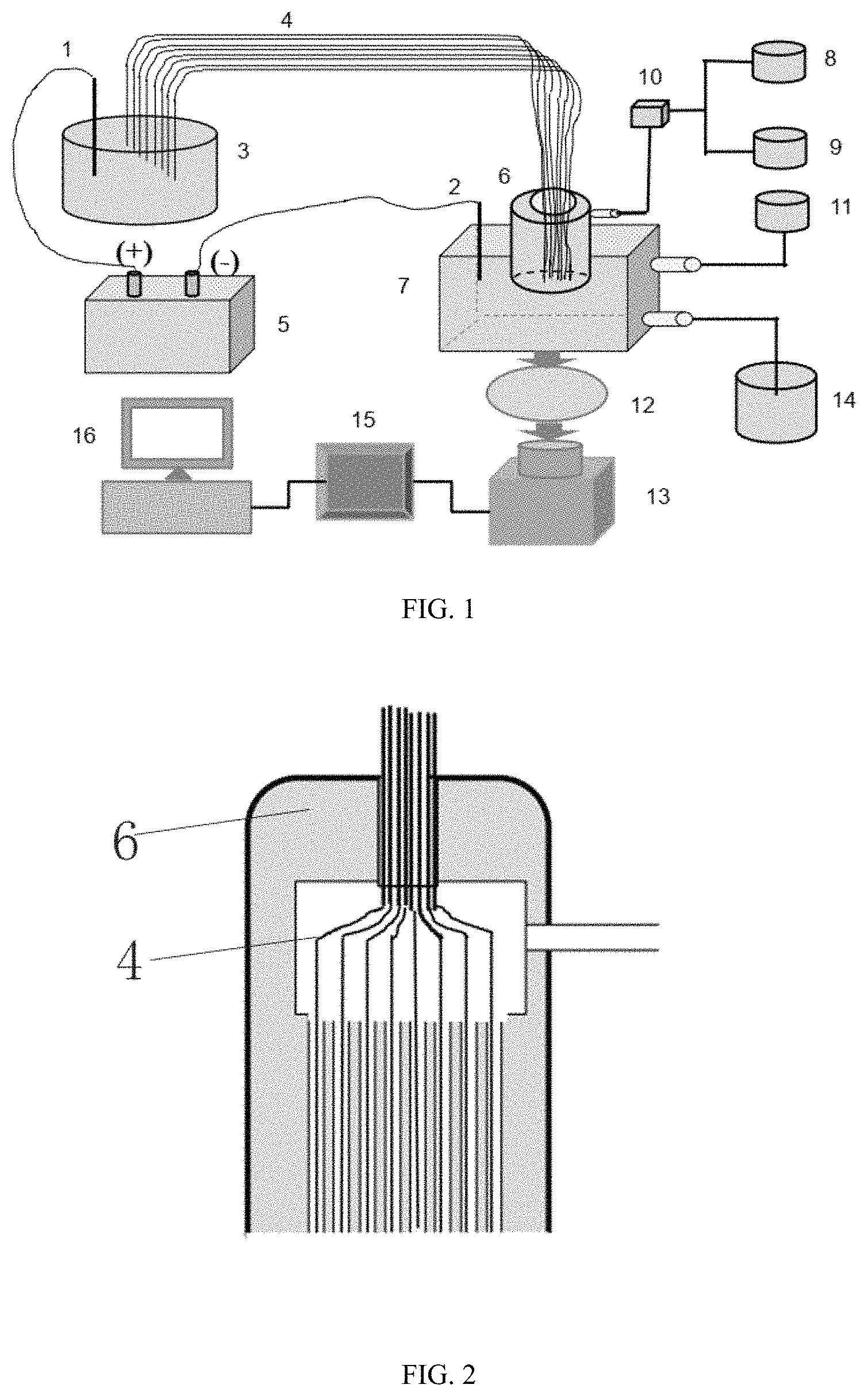 Patent US11782024 — Capillary array electrophoresis-chemiluminescence detection coupled system — Figure 1