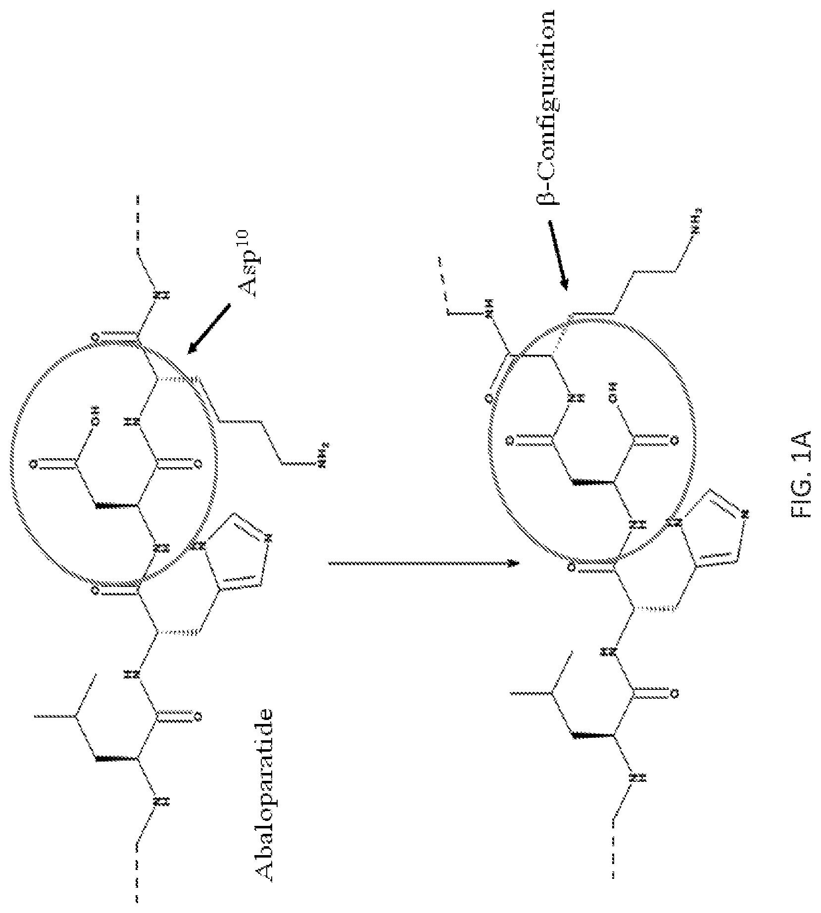 Patent US11782041 — Abaloparatide formulations and methods of testing, storing, modifying, and using same — Figure 1