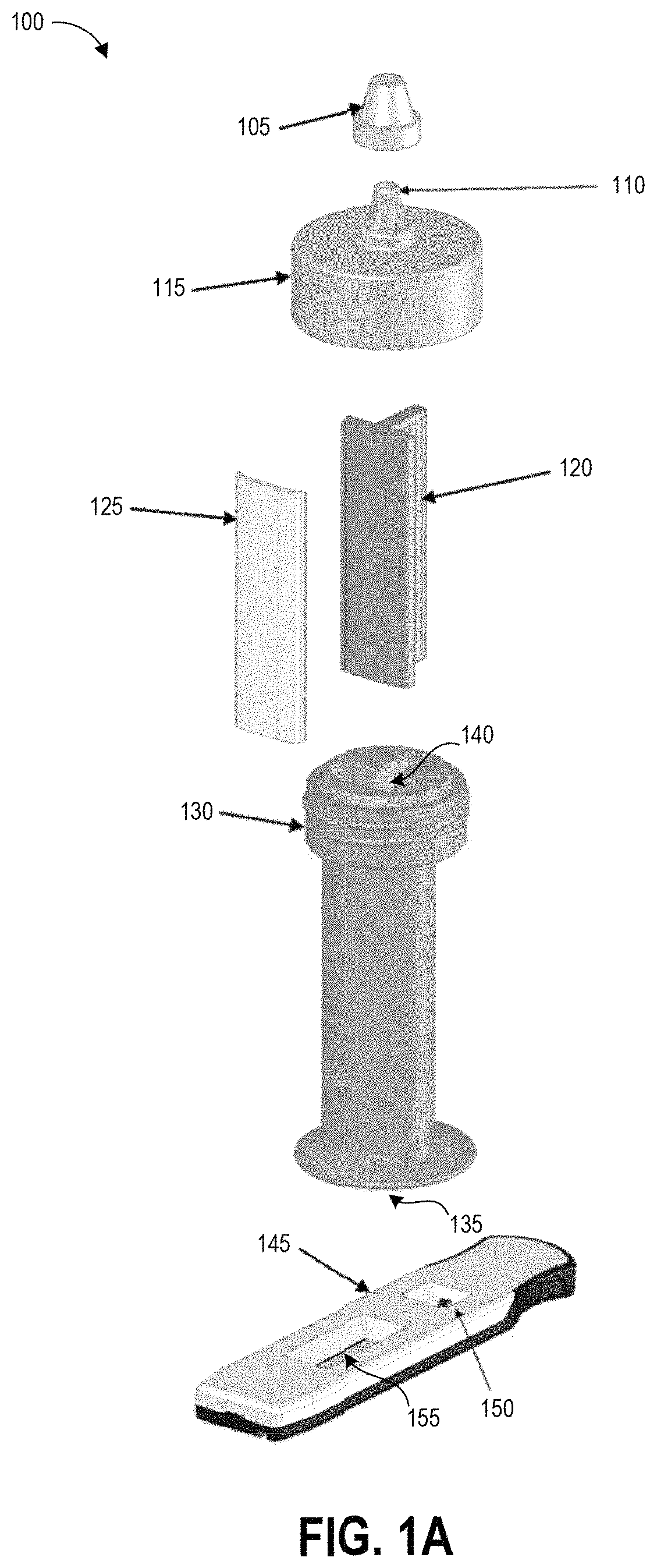 Patent US11782042 — Hazardous contaminant collection kit and rapid testing — Figure 1