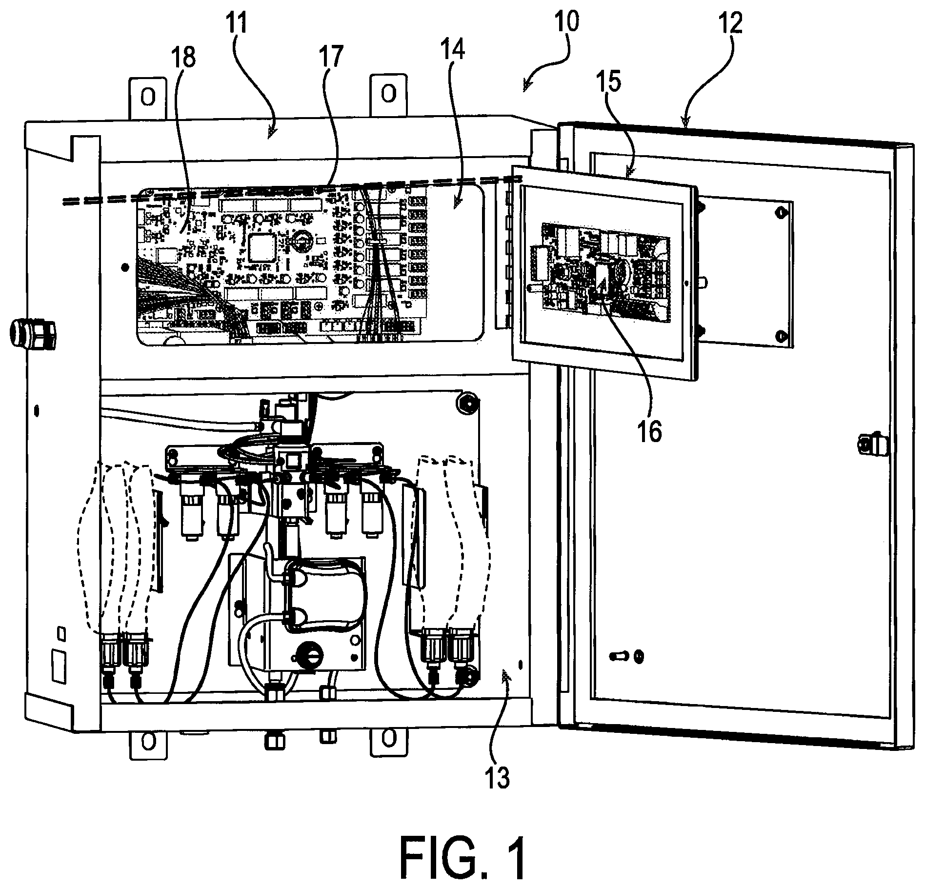 Patent US11782043 — Method and apparatus for detecting trace amounts of copper and silver in water — Figure 1