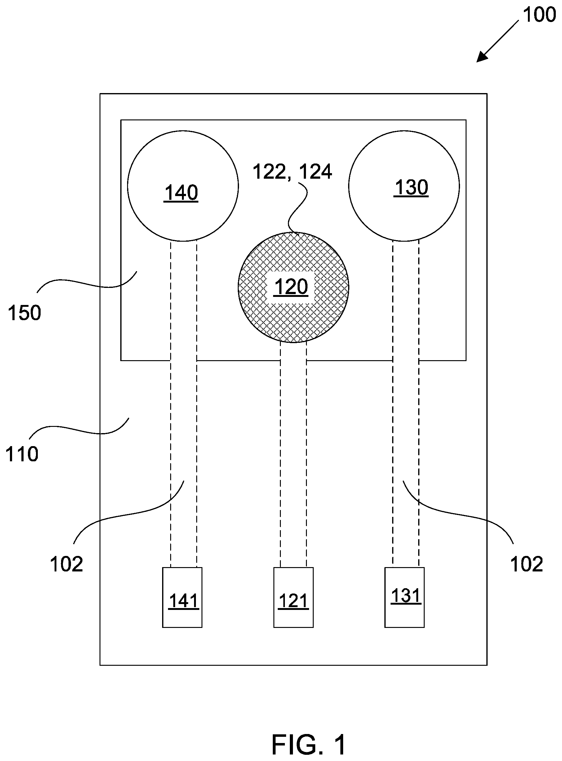 Patent US11782055 — Multi-configurable sensing array and methods of using same — Figure 1