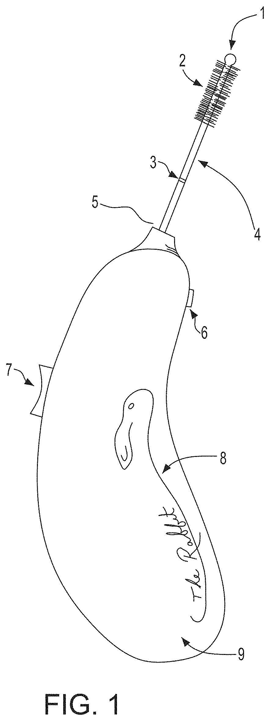 Patent US11782063 — Methods for detecting antibodies in mucosal samples and device for sampling mucosal material — Figure 1
