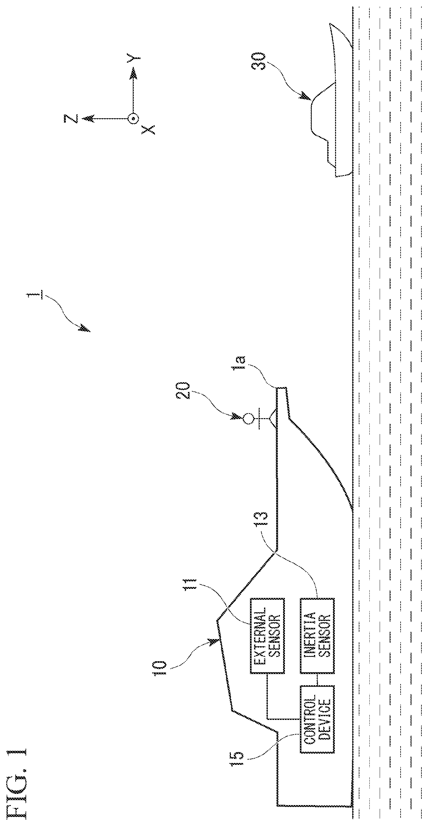 Patent US11782069 — Object detection device — Figure 1