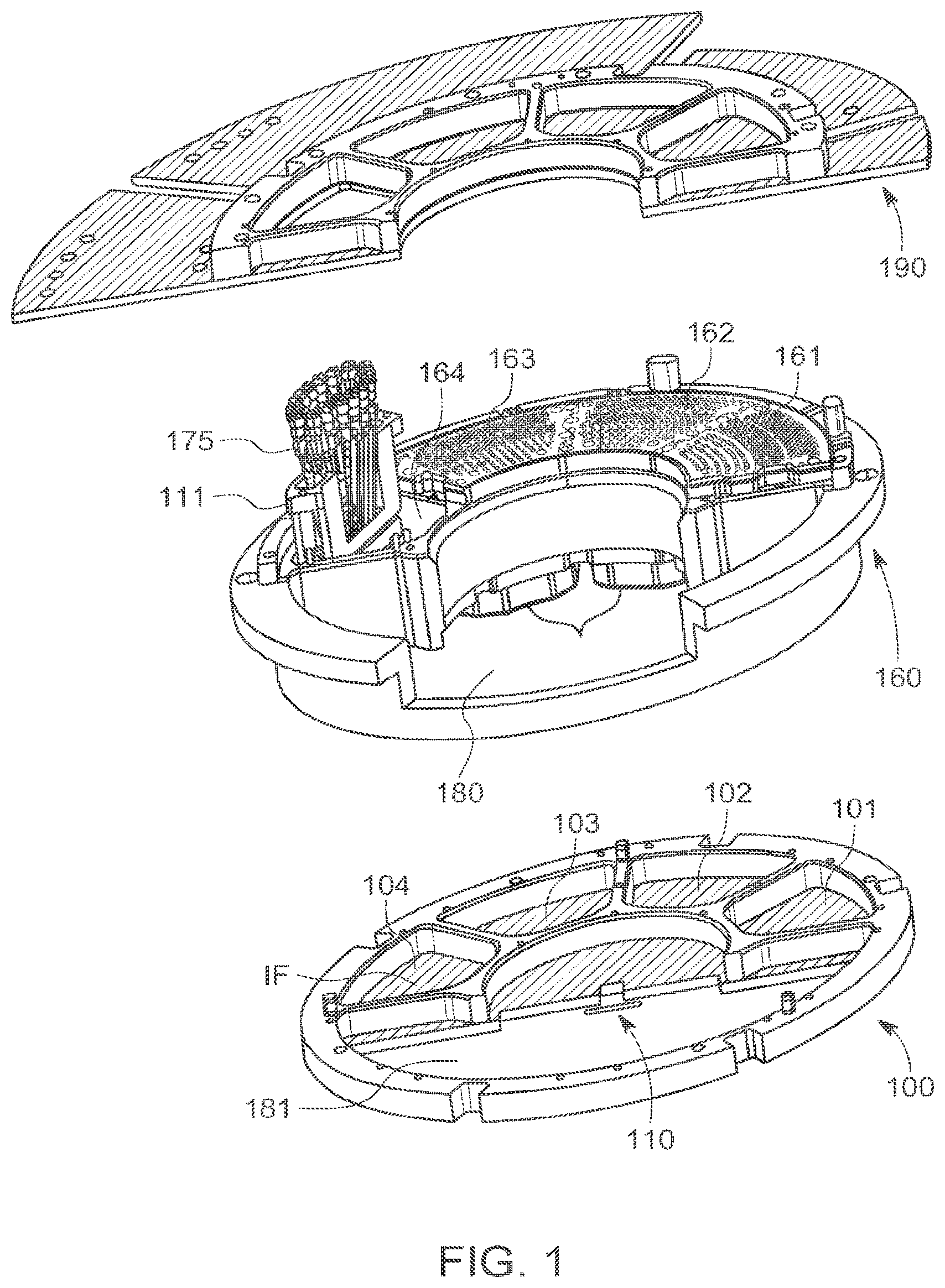 Patent US11782072 — Test arrangement for testing high-frequency components, particularly silicon photonics devices under test — Figure 1