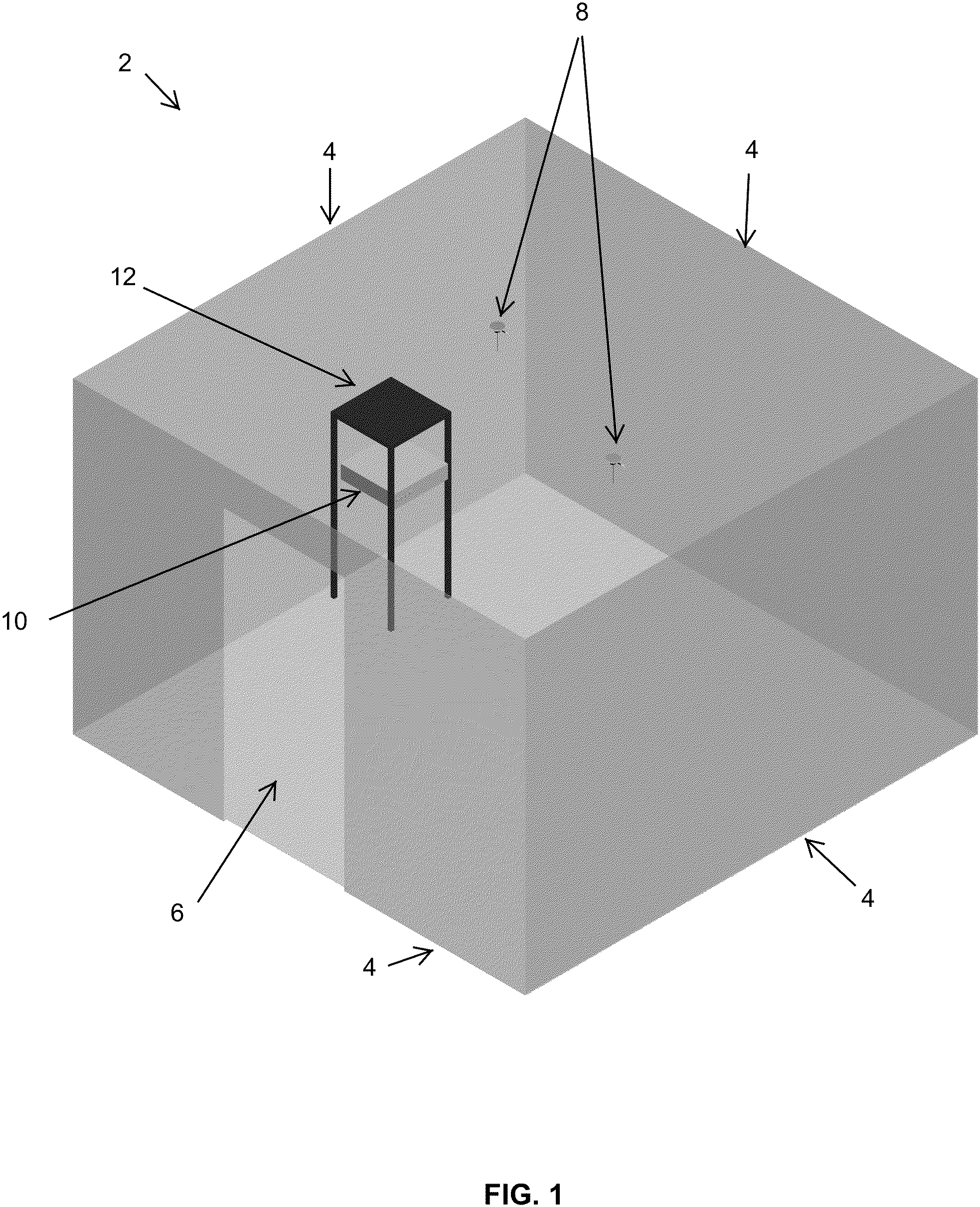 Patent US11782080 — Remotely controlled, automated shielding effectiveness test system for high-altitude electromagnetic pulse detection — Figure 1