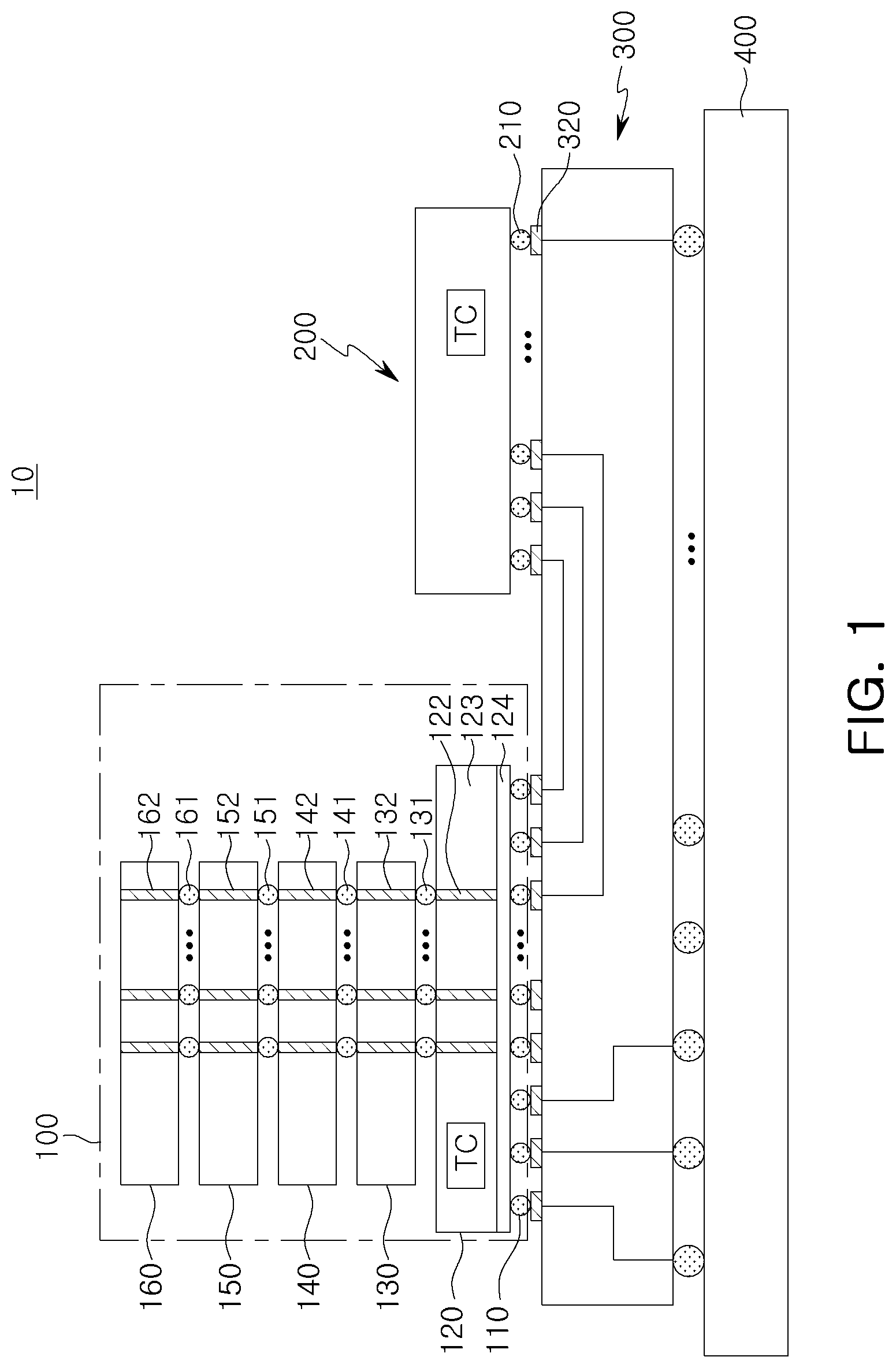 Patent US11782085 Figure 1 – Semiconductor test device and system and test method using the same