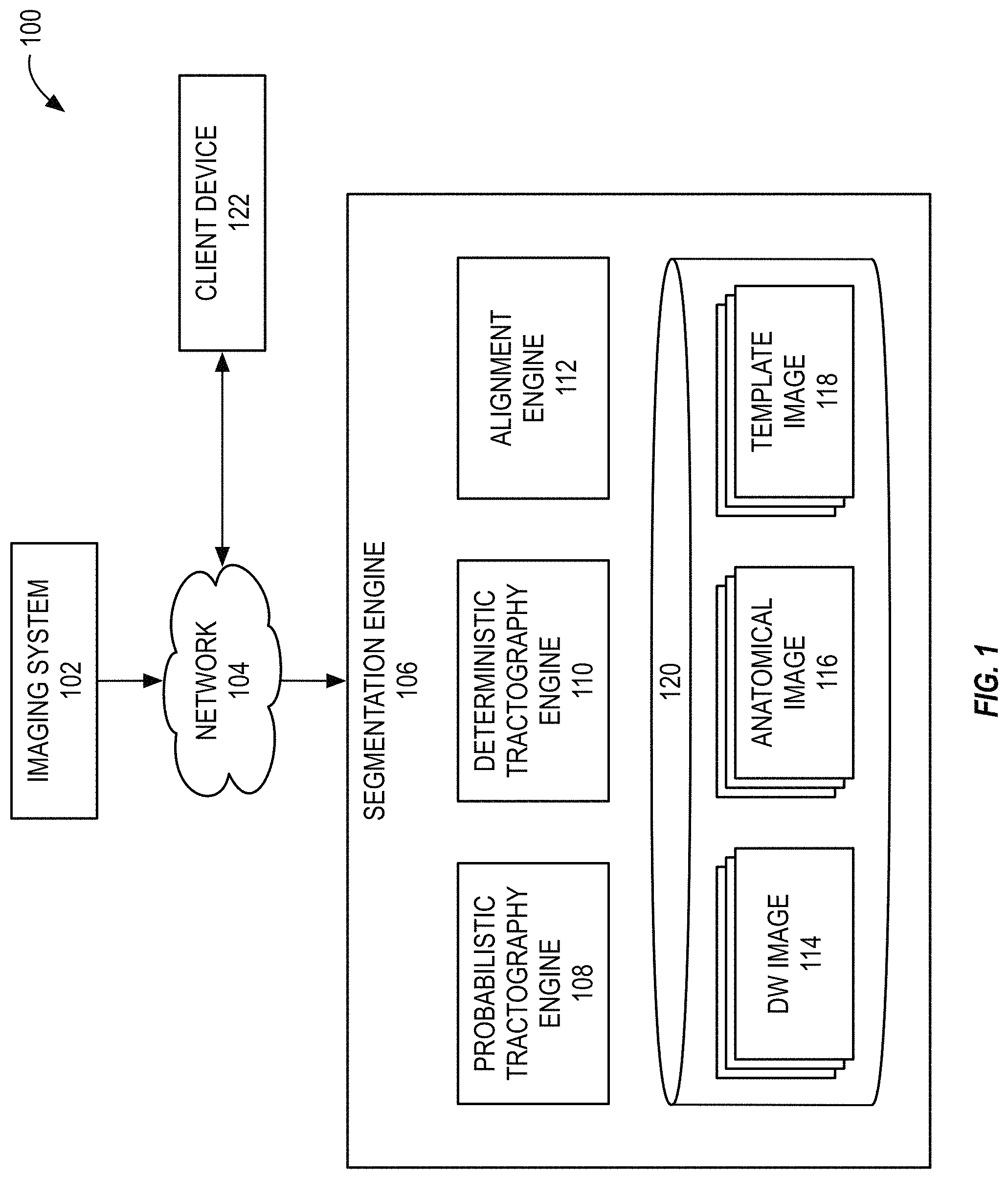 Patent US11782113 — Fiber tracking and segmentation — Figure 1