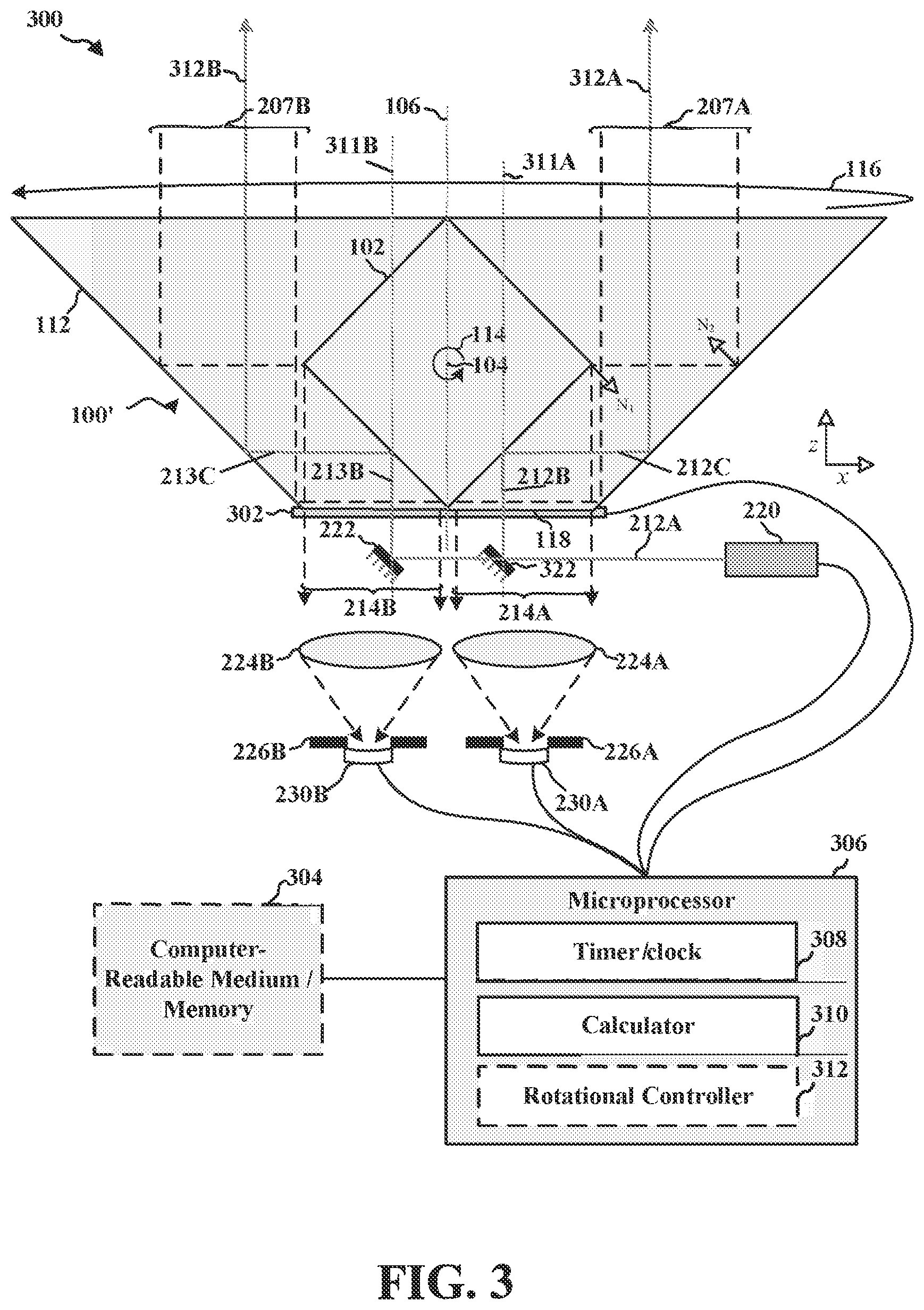 Patent US11782132 Figure 4 – 2D scanning high precision LiDAR using combination of rotating concave mirror and beam steering devices