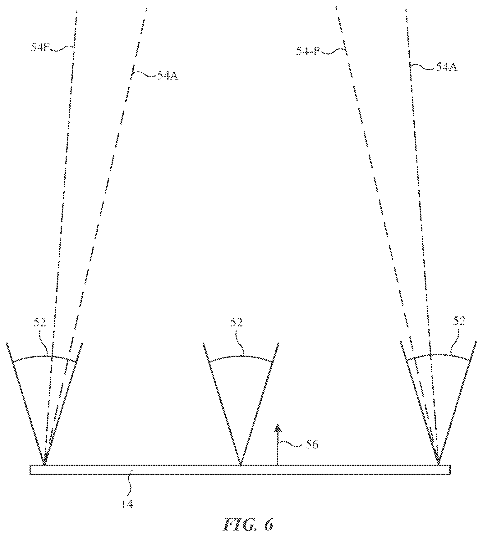 Patent US11782190 Figure 6 – Optical film arrangements for electronic device displays
