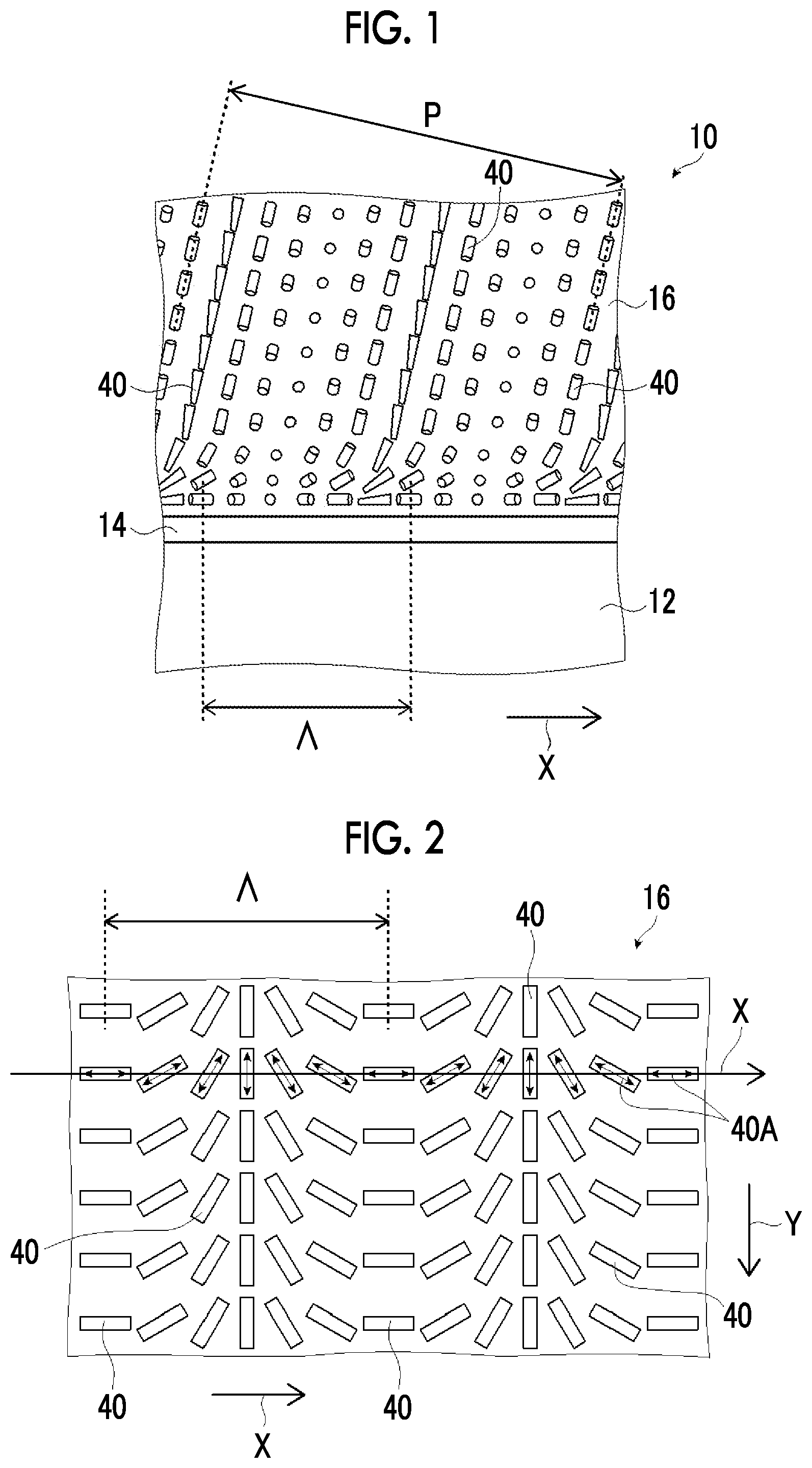 Patent US11782196 — Cholesteric liquid crystal layer and method for forming cholesteric liquid crystal layer — Figure 1
